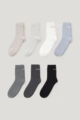 Multipack of 7 - socks with motif - days of the week