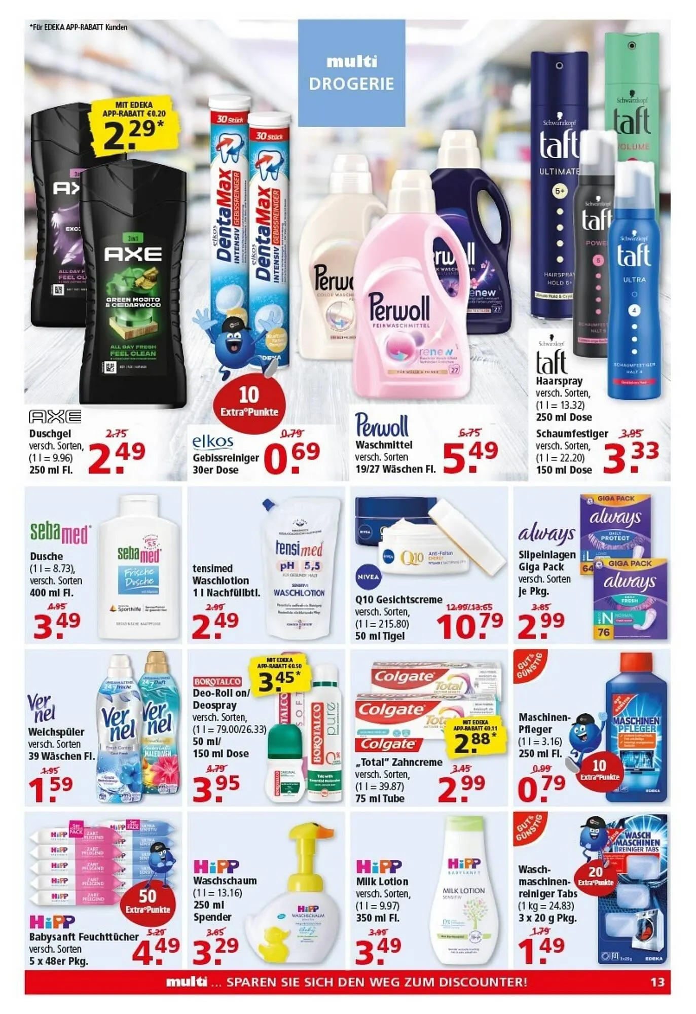 Multi Markt Prospekt von 28. Juli bis 2. August 2025 - Prospekt seite 13