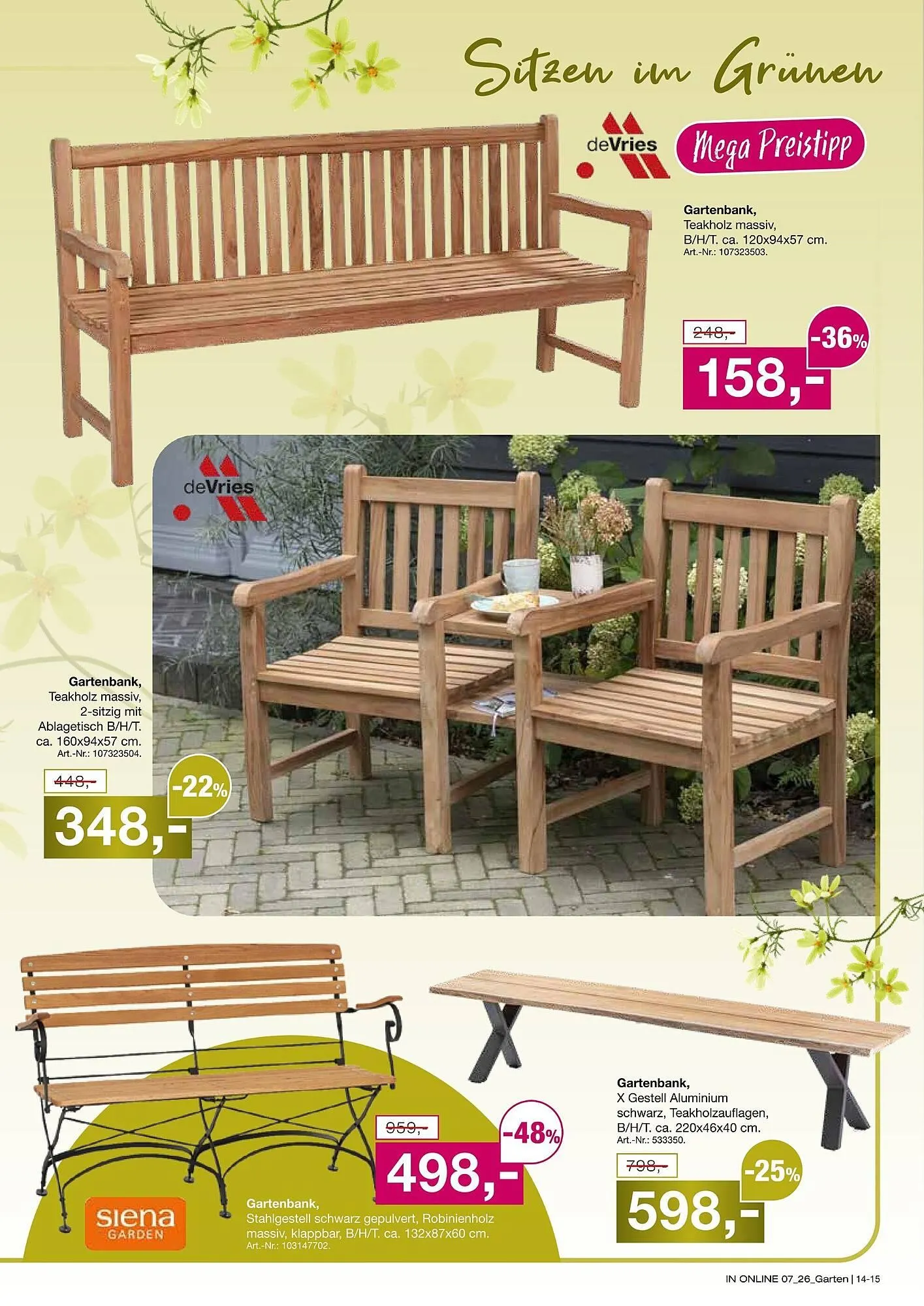 Möbel Inhofer Prospekt von 5. März bis 29. März 2026 - Prospekt seite 15