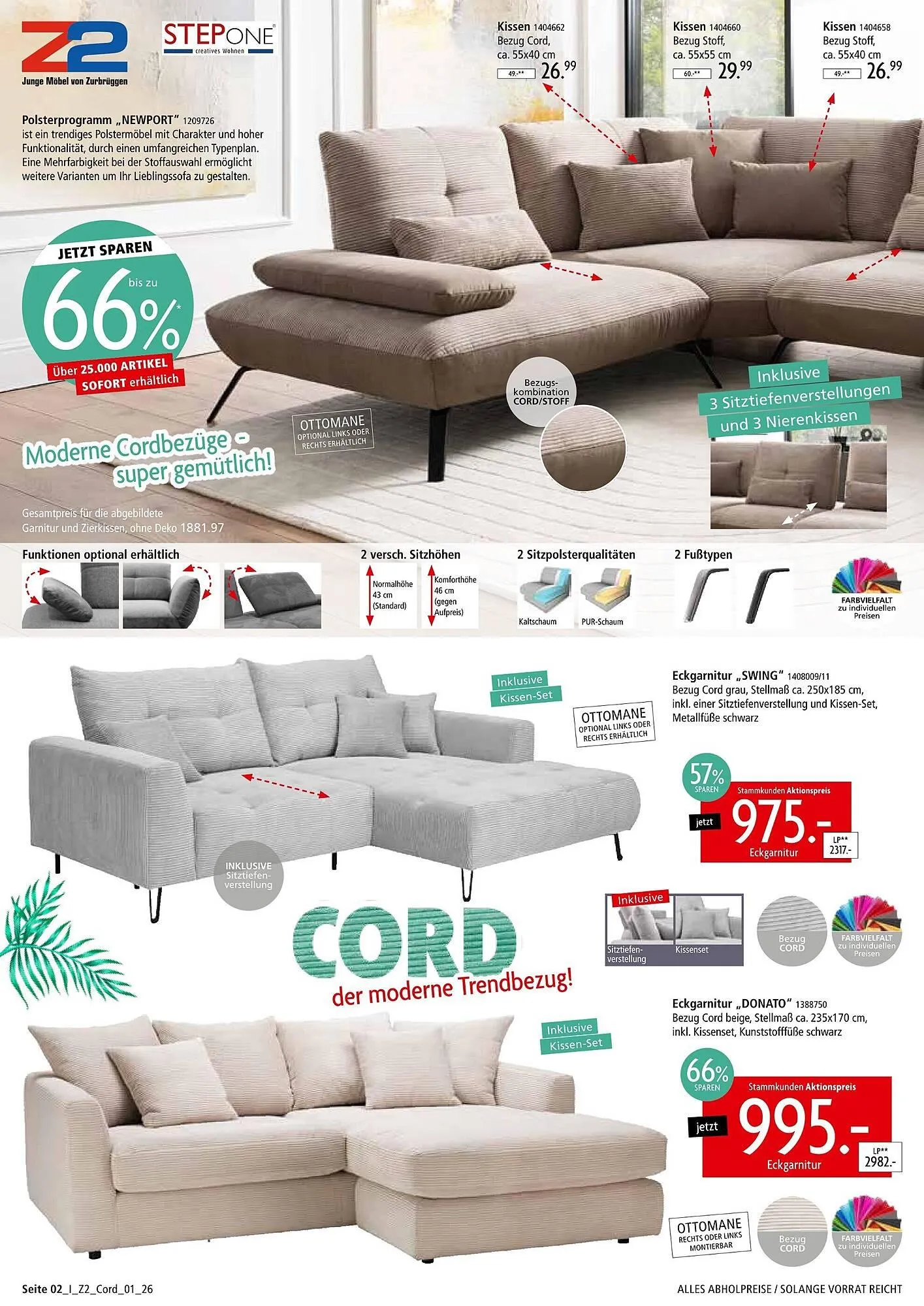 Zurbrüggen Prospekt von 28. März bis 2. Mai 2026 - Prospekt seite 2