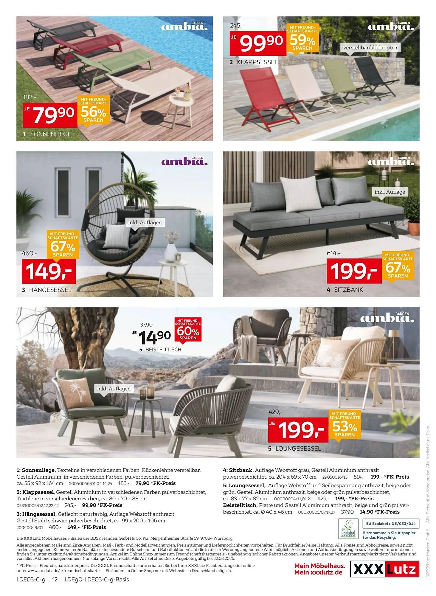 XXXLutz Prospekt von 24. Februar bis 16. März 2026 - Prospekt seite 12