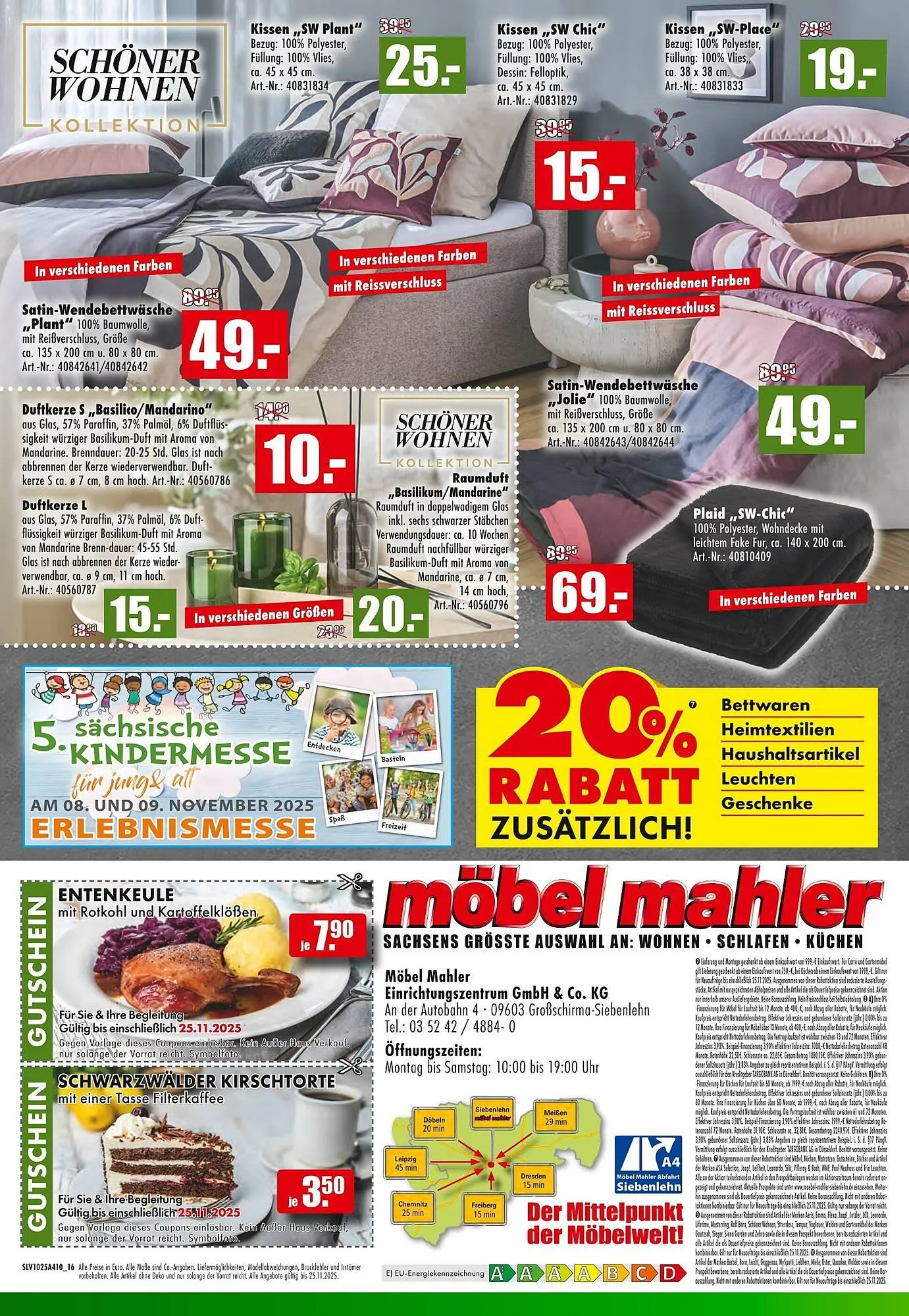 Möbel Mahler Katalog von 29. Oktober bis 4. November 2025 - Prospekt seite 16