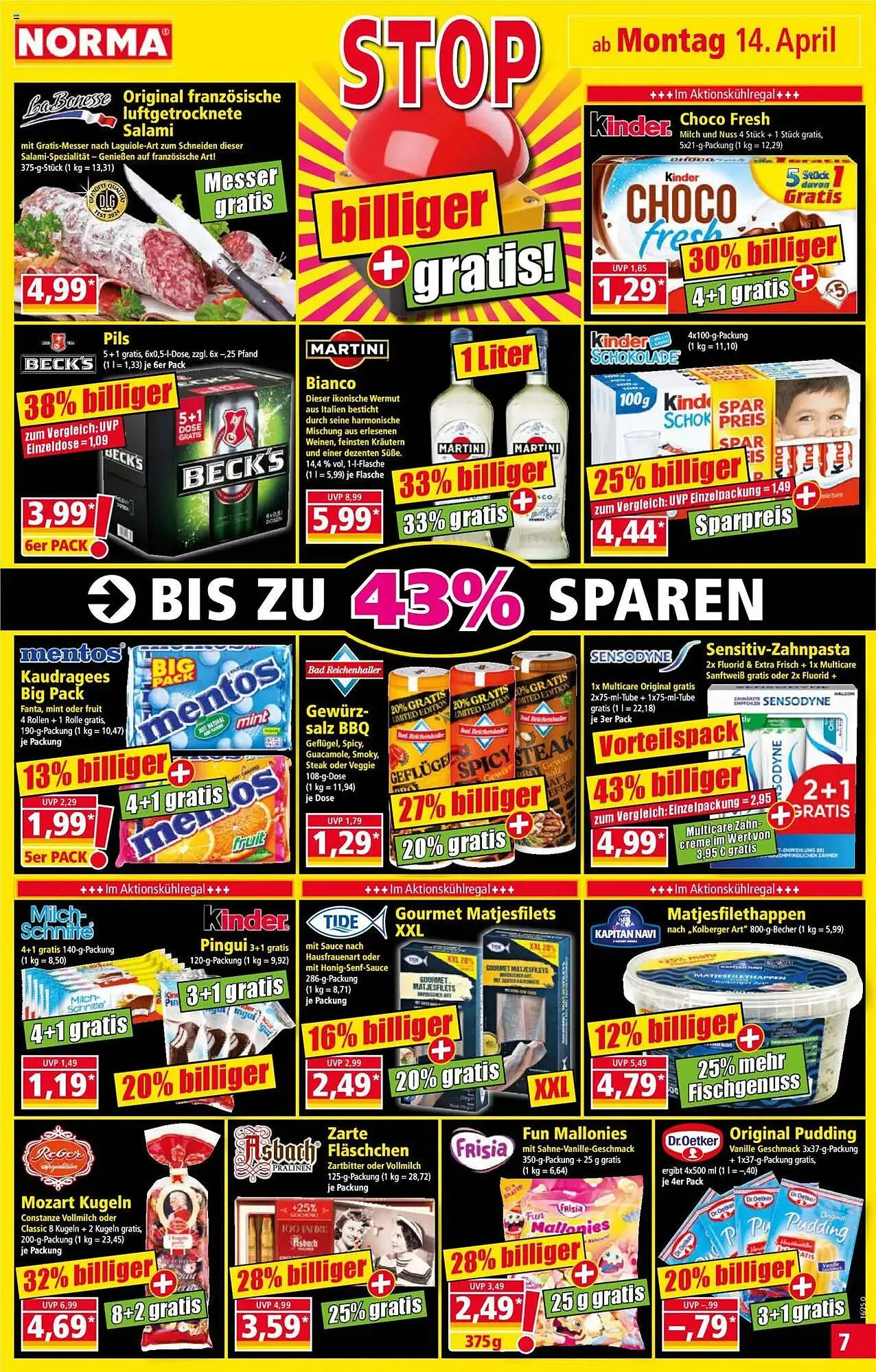 Norma Prospekt von 14. April bis 20. April 2025 - Prospekt seite 7