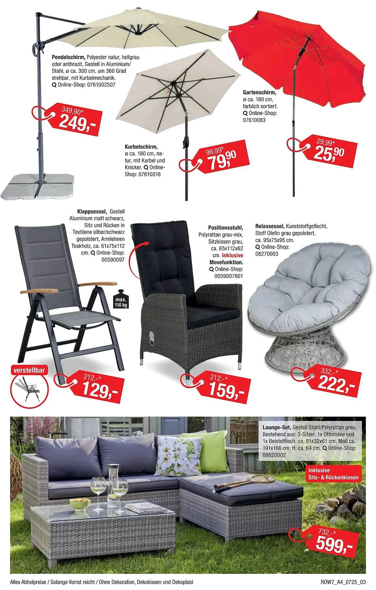 Opti Wohnwelt Prospekt von 26. Juni bis 13. Juli 2025 - Prospekt seite 3