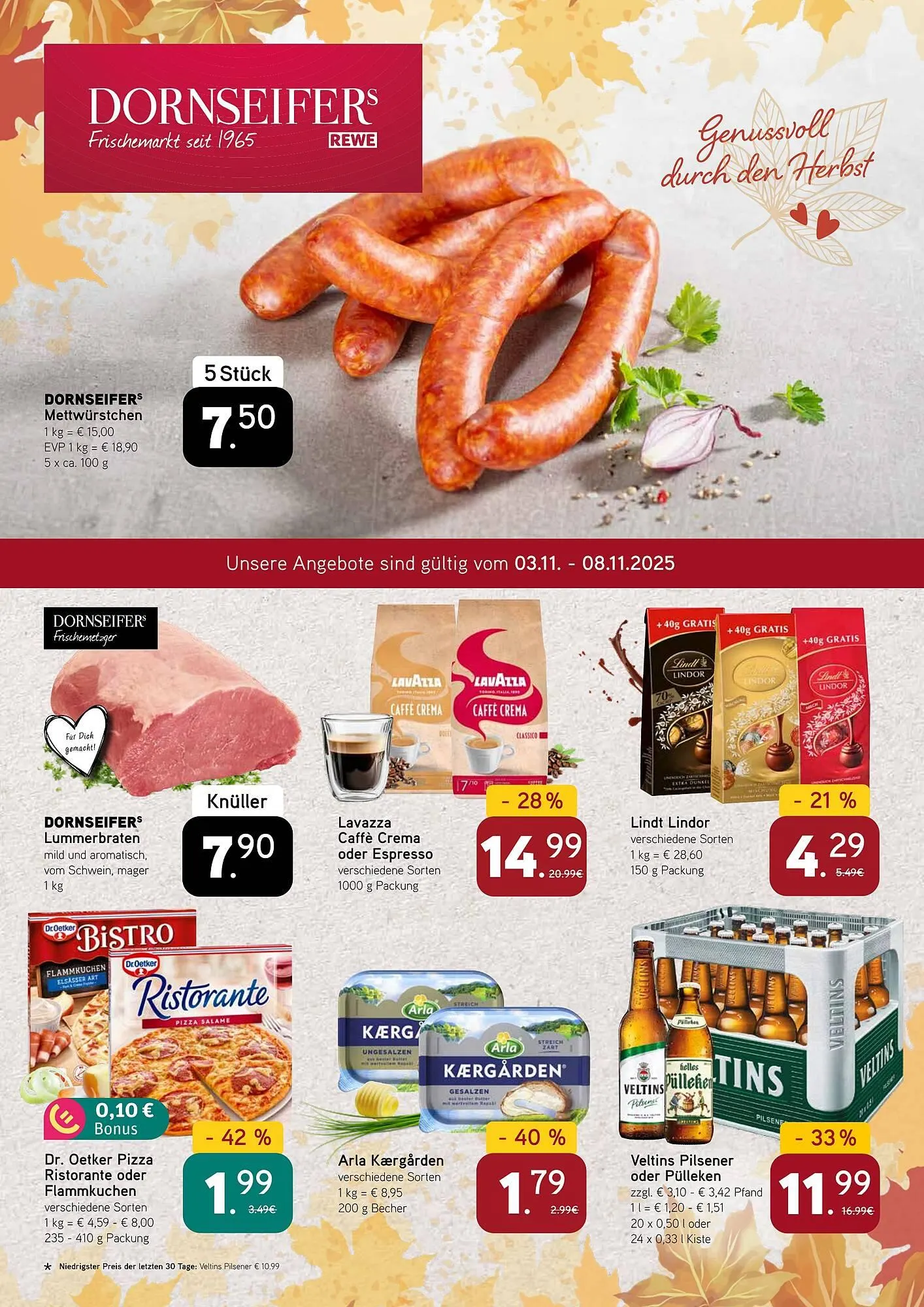 Dornseifer Prospekt von 3. November bis 8. November 2025 - Prospekt seite 1