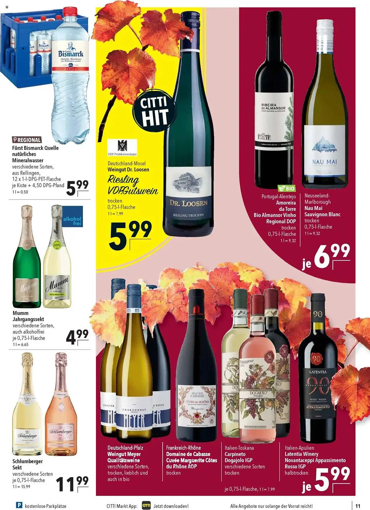 CITTI Markt Prospekt von 8. Oktober bis 14. Oktober 2025 - Prospekt seite 11