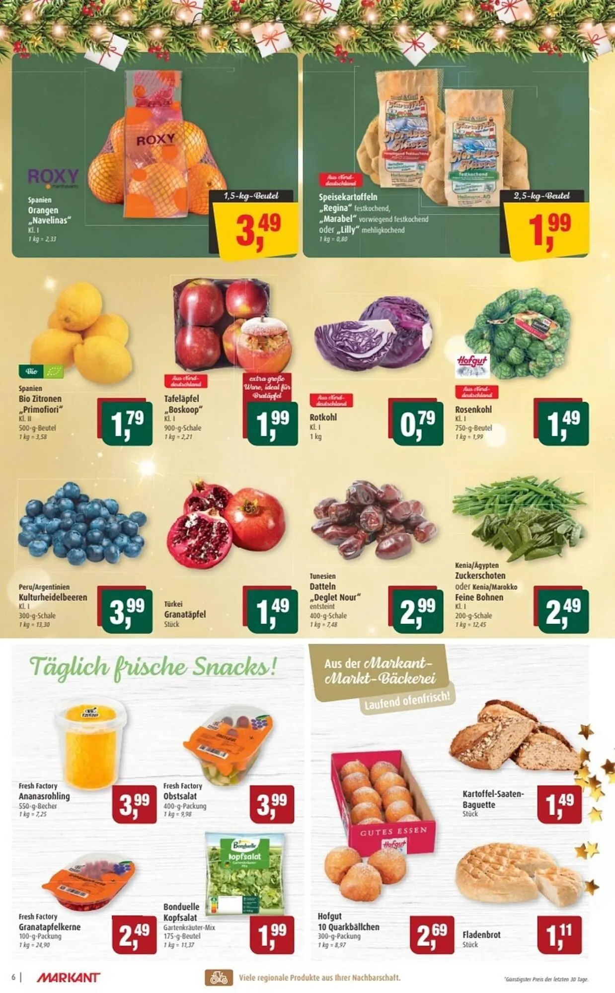 Markant Prospekt von 22. Dezember bis 27. Dezember 2025 - Prospekt seite 6