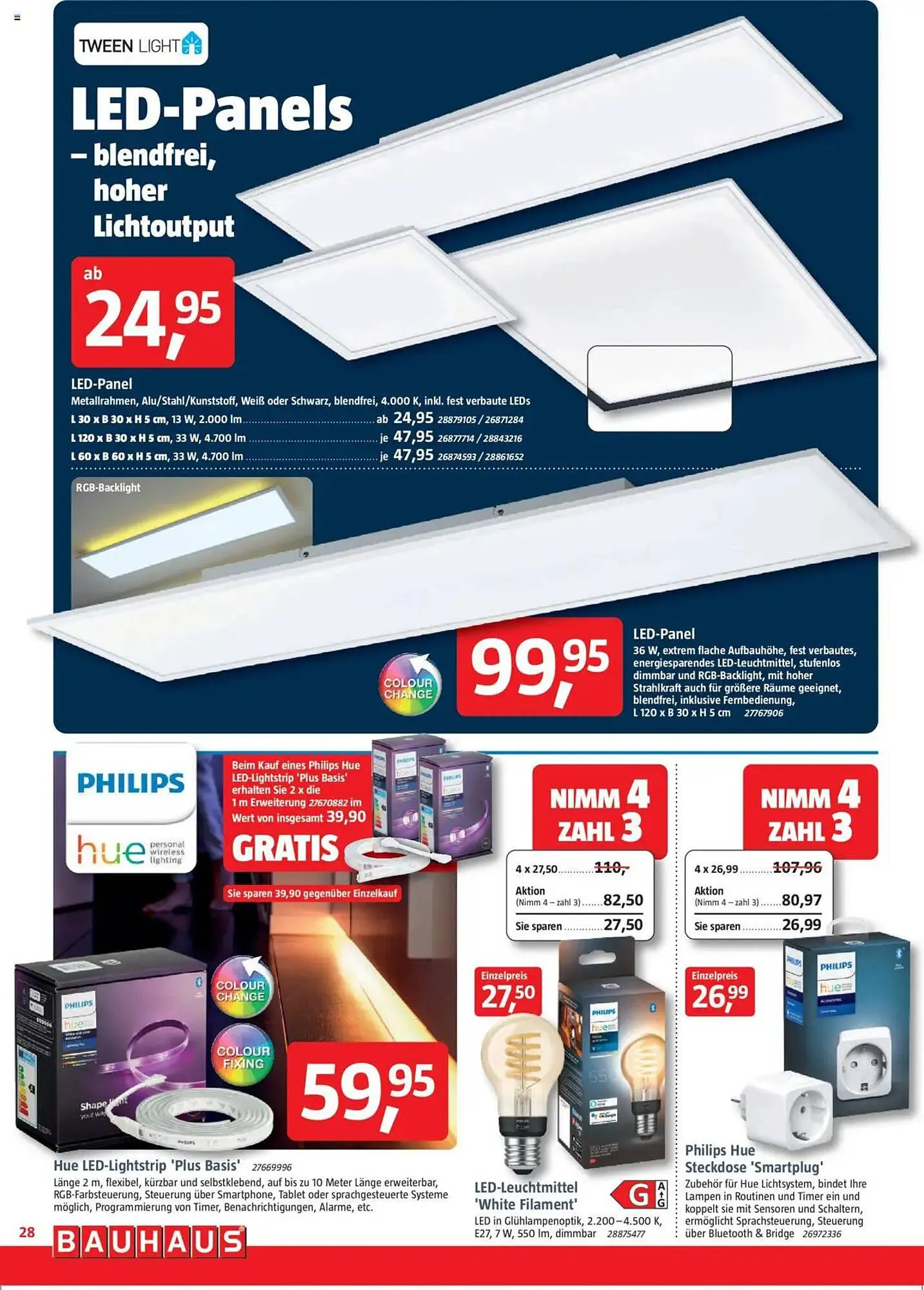 Bauhaus Prospekt von 4. Oktober bis 1. November 2025 - Prospekt seite 28