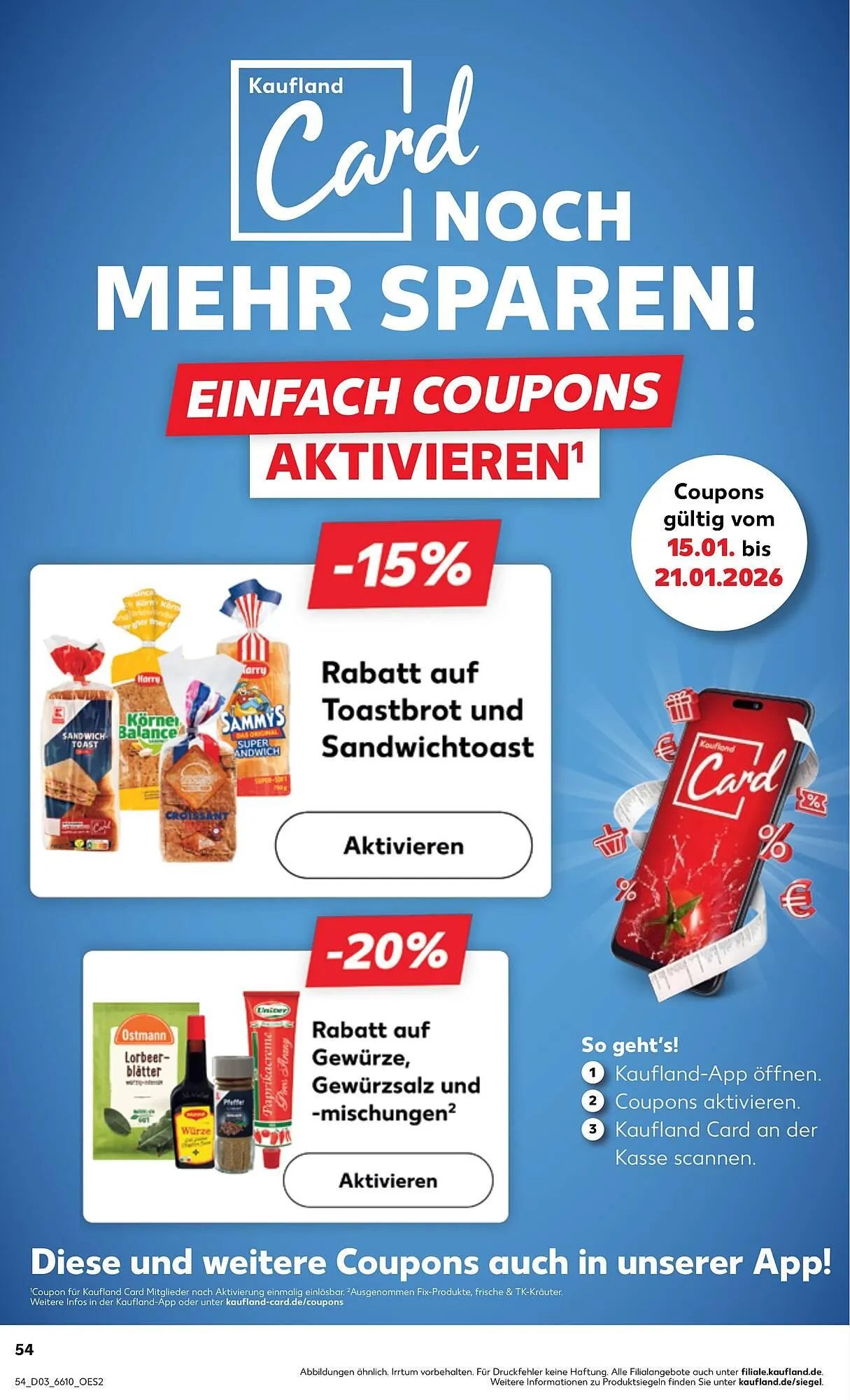 Kaufland Prospekt von 15. Januar bis 21. Januar 2026 - Prospekt seite 54