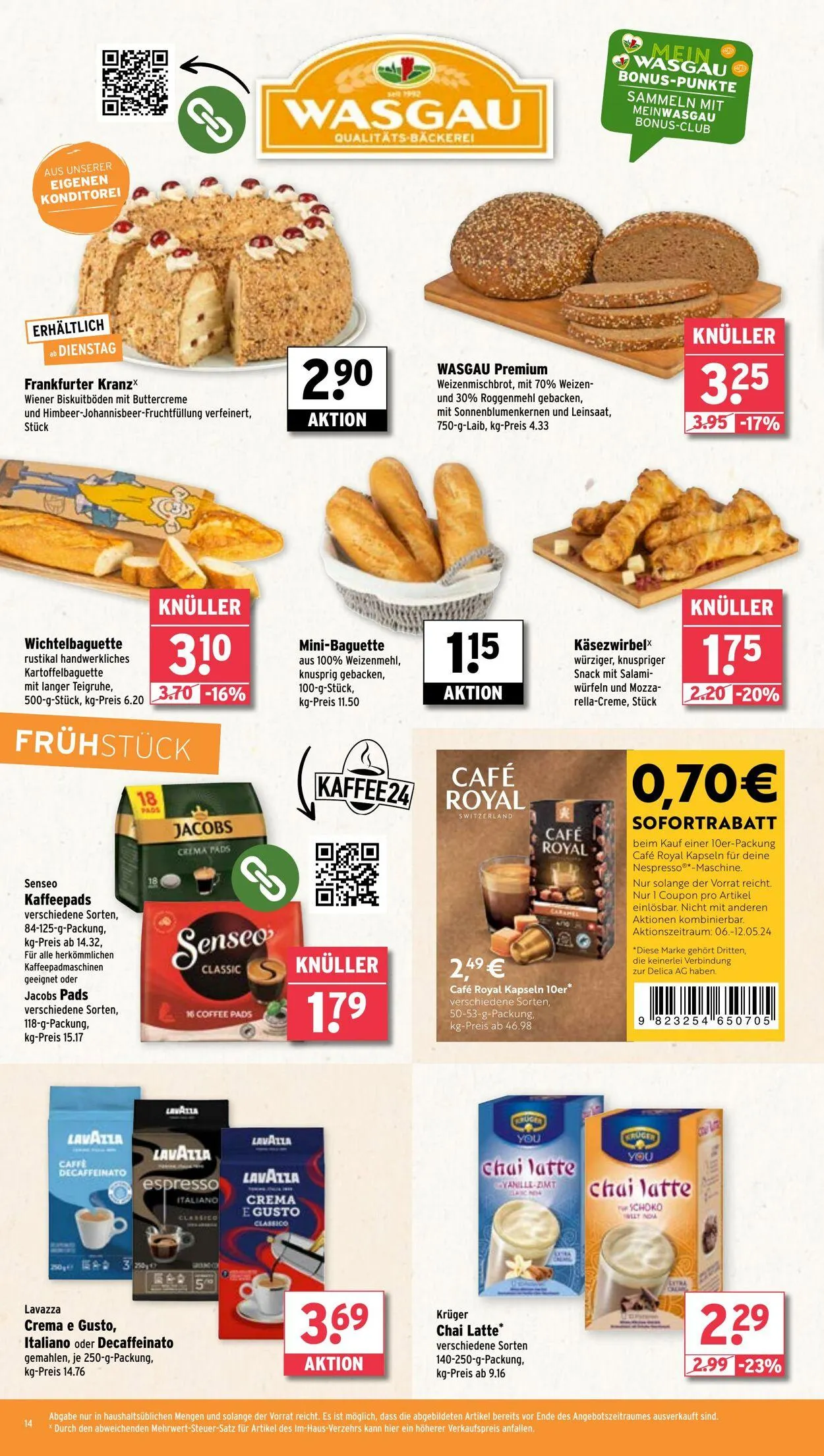 WASGAU Aktueller Prospekt von 23. März bis 6. April 2025 - Prospekt seite 14