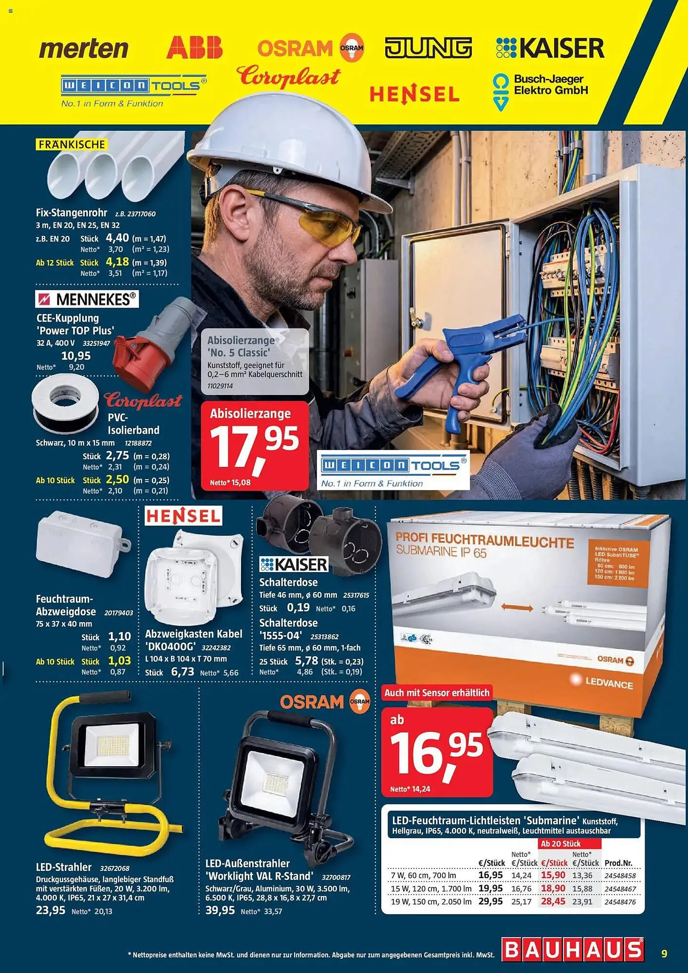 Bauhaus Prospekt von 11. April bis 25. April 2026 - Prospekt seite 9