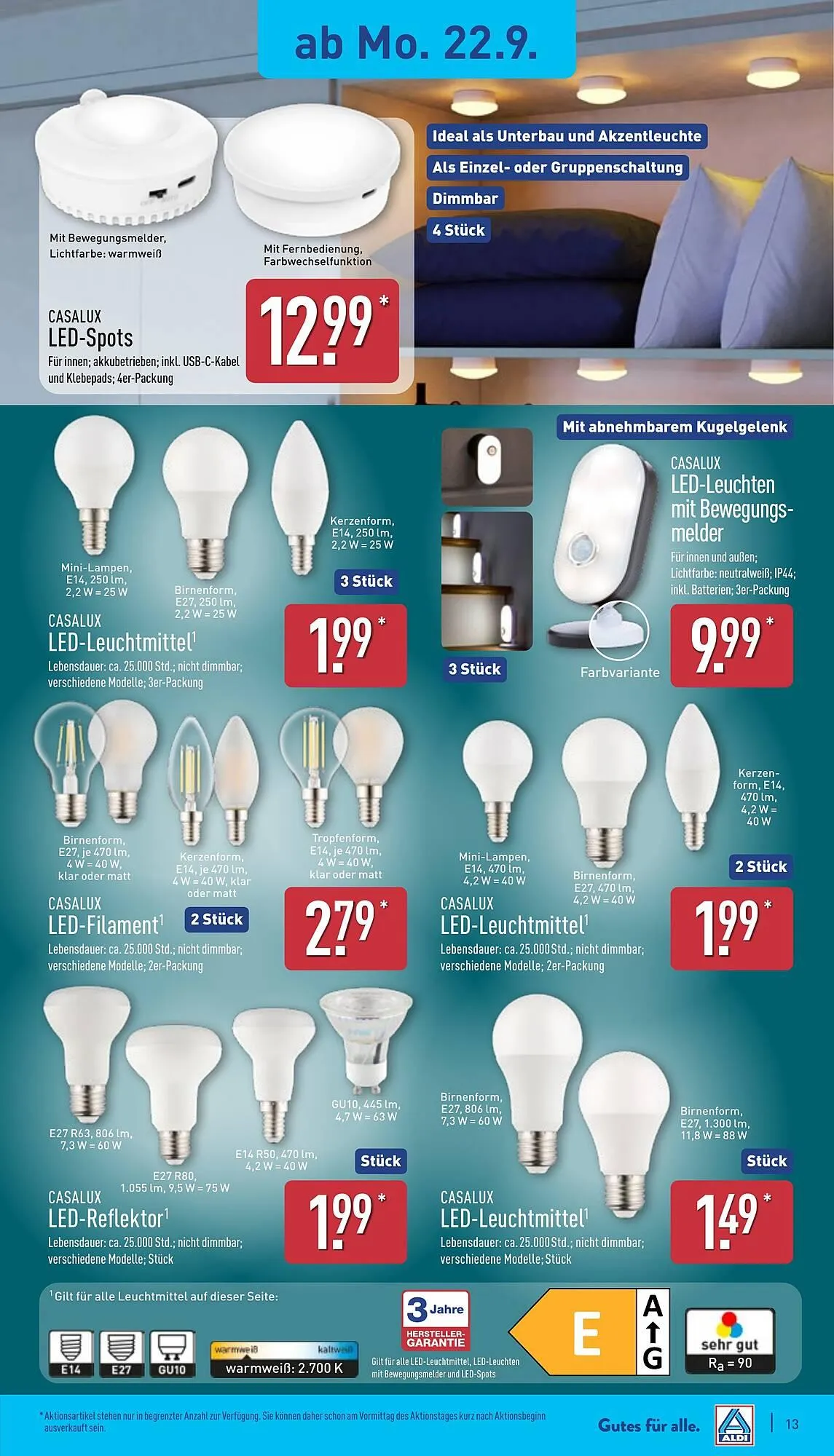 Aldi Nord Prospekt von 22. September bis 27. September 2025 - Prospekt seite 17