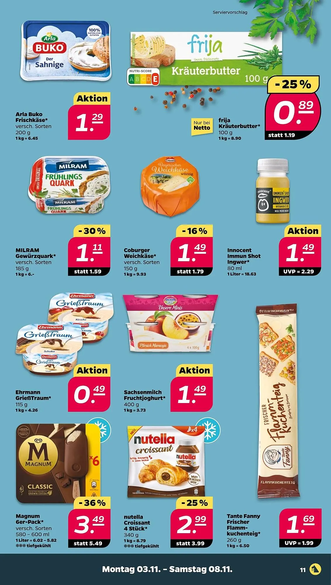 NETTO Prospekt von 3. November bis 8. November 2025 - Prospekt seite 11
