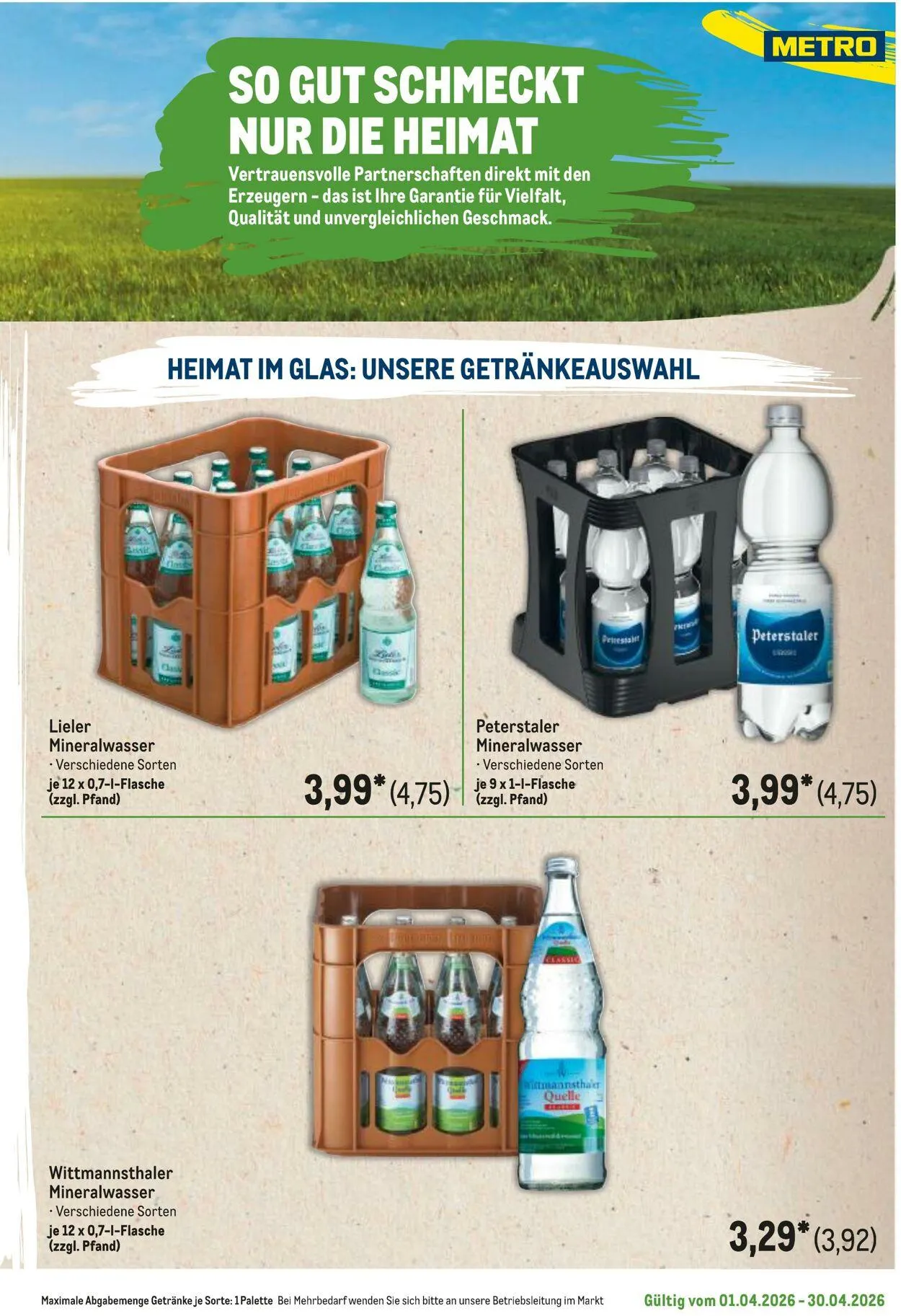 Metro Aktueller Prospekt von 1. April bis 30. April 2026 - Prospekt seite 20