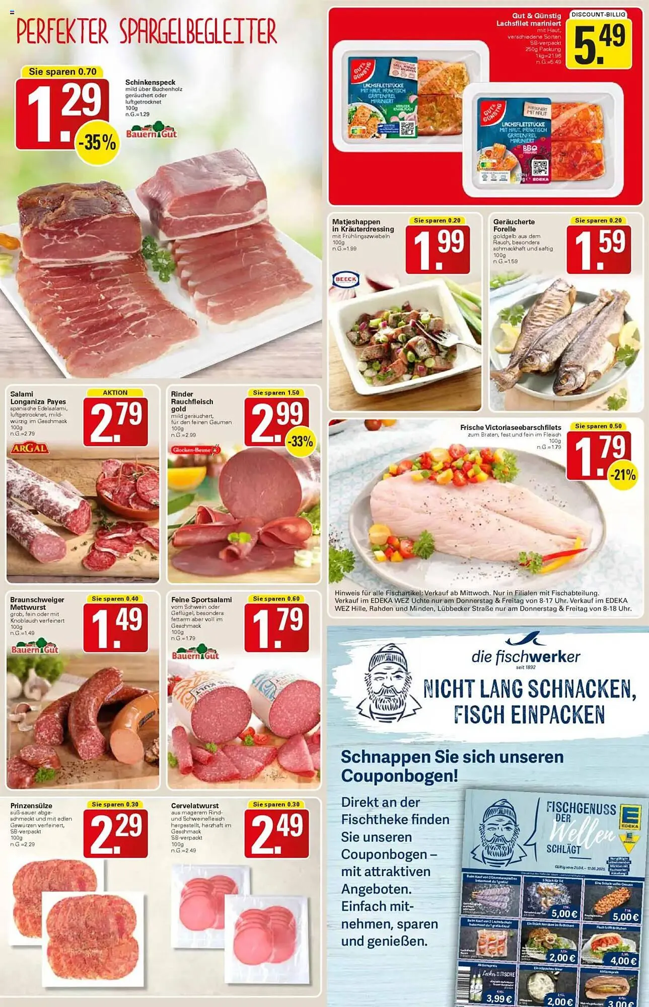 WEZ Prospekt von 22. April bis 26. April 2025 - Prospekt seite 7