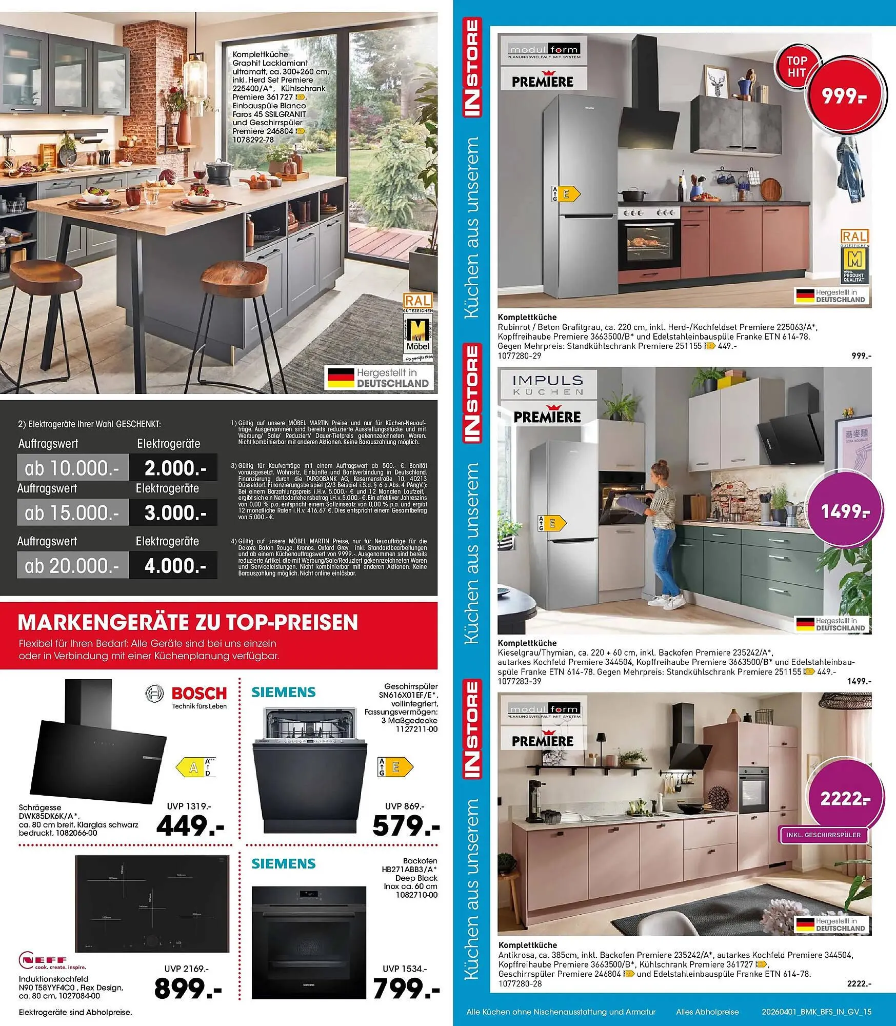 Möbel Martin Prospekt von 31. März bis 30. April 2026 - Prospekt seite 15