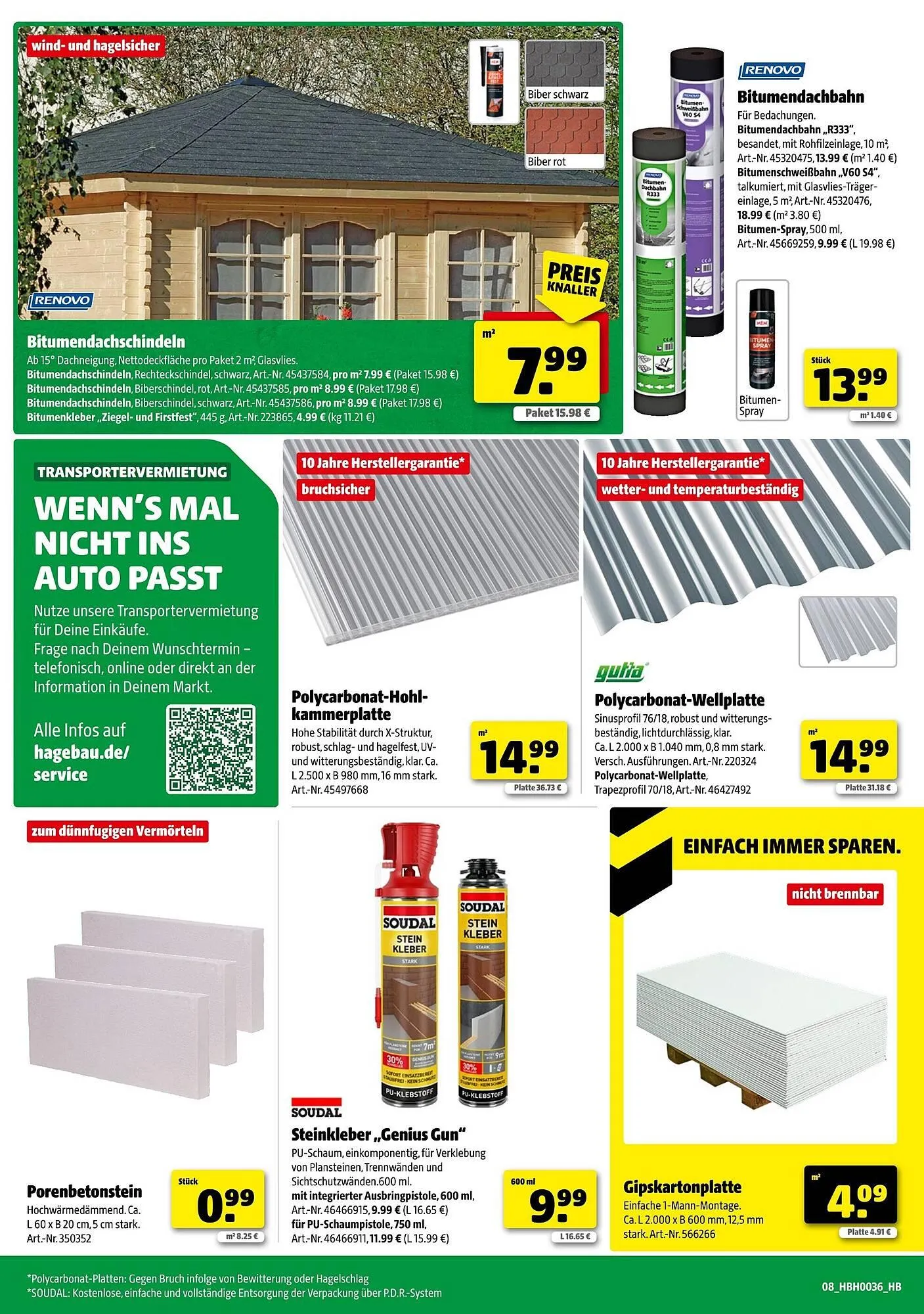 Hagebau Prospekt von 30. August bis 6. September 2025 - Prospekt seite 8