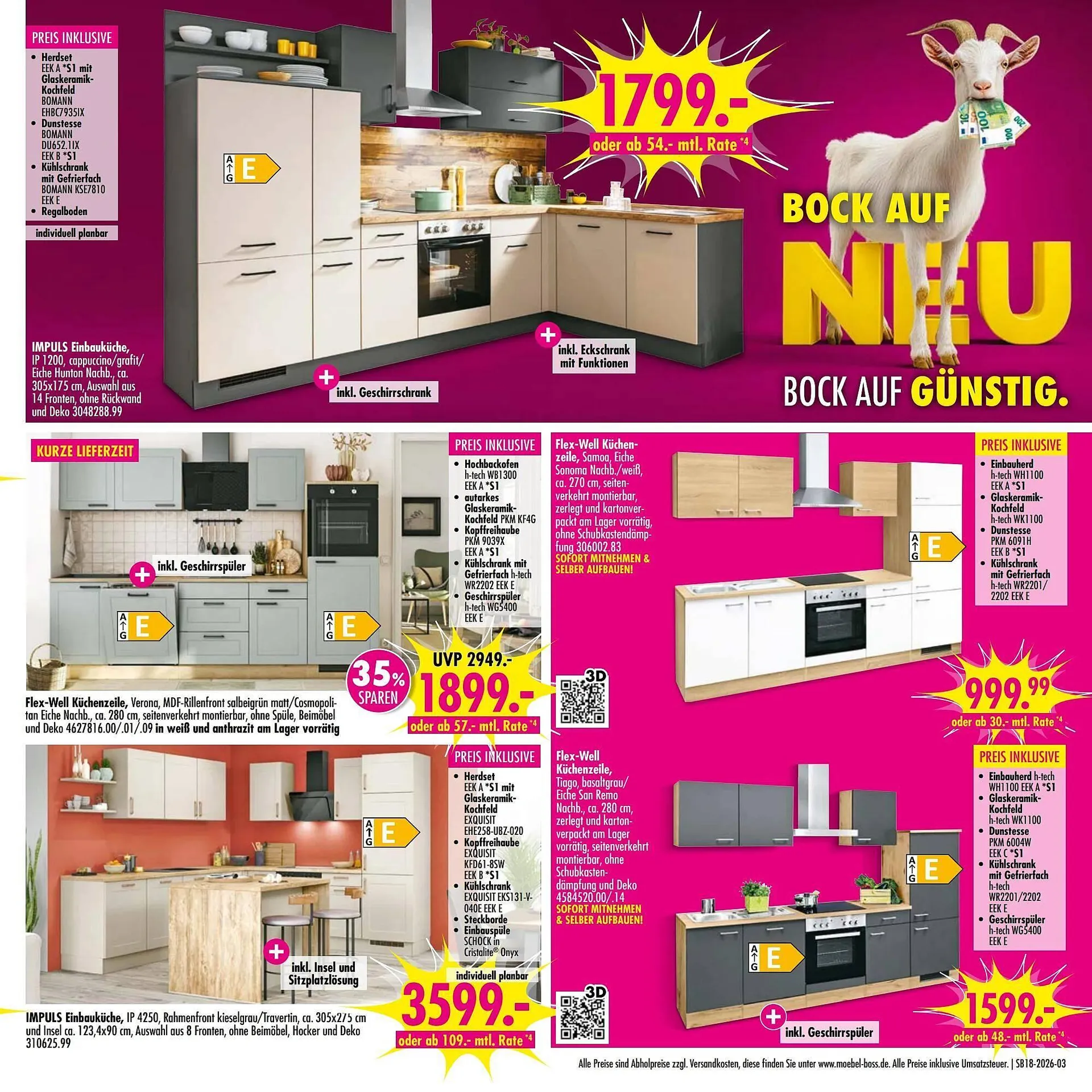 Möbel Boss Prospekt von 25. April bis 1. Mai 2026 - Prospekt seite 3