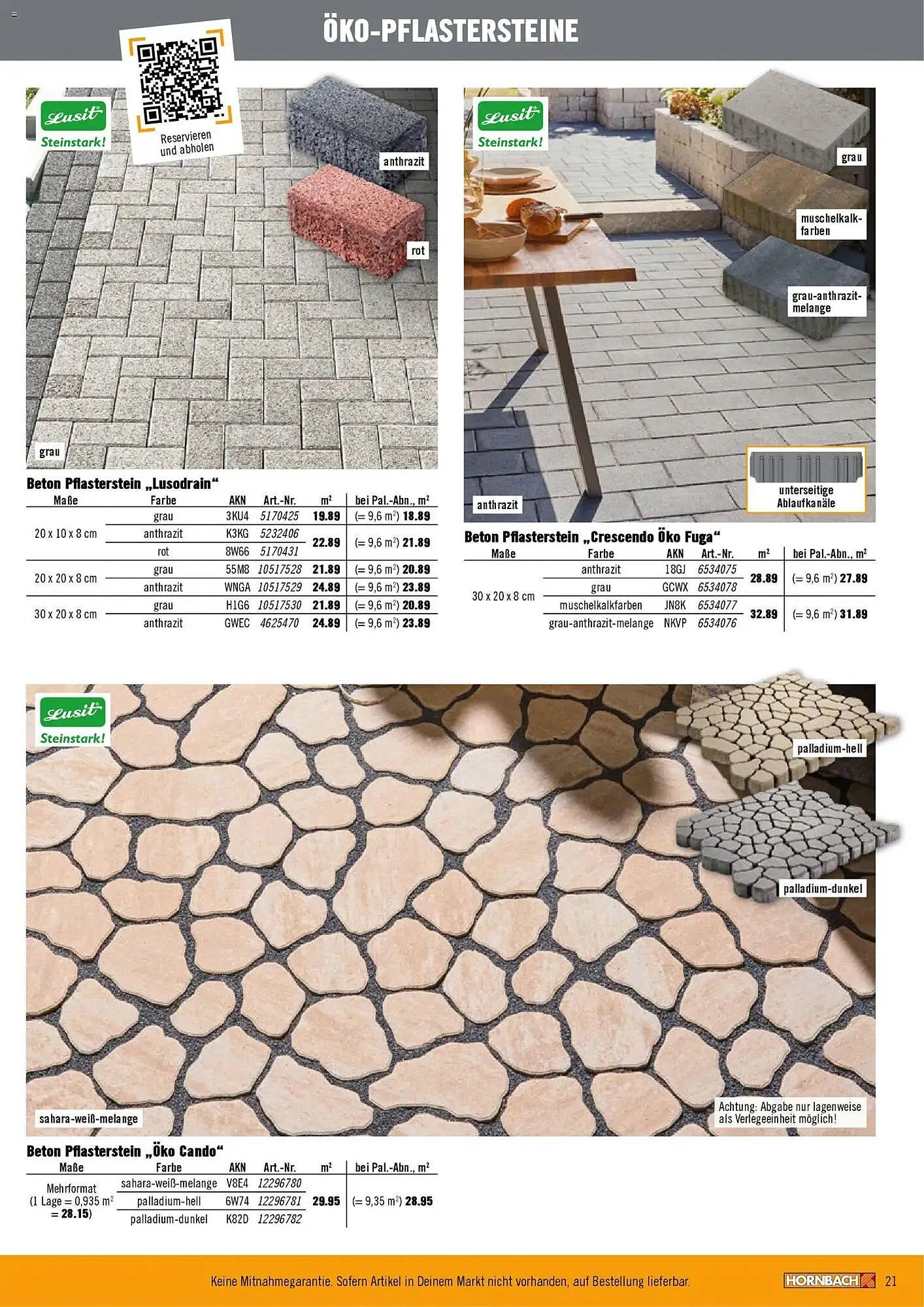 Hornbach Prospekt von 12. Februar bis 31. Dezember 2026 - Prospekt seite 21