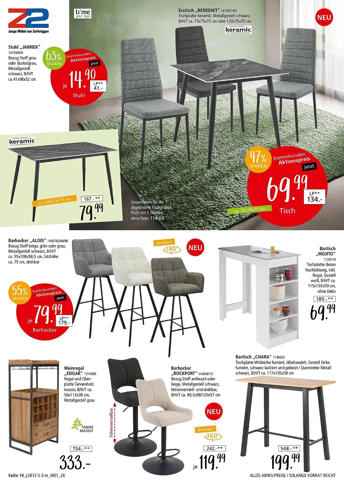 Zurbrüggen Prospekt von 12. Dezember bis 10. Januar 2026 - Prospekt seite 16