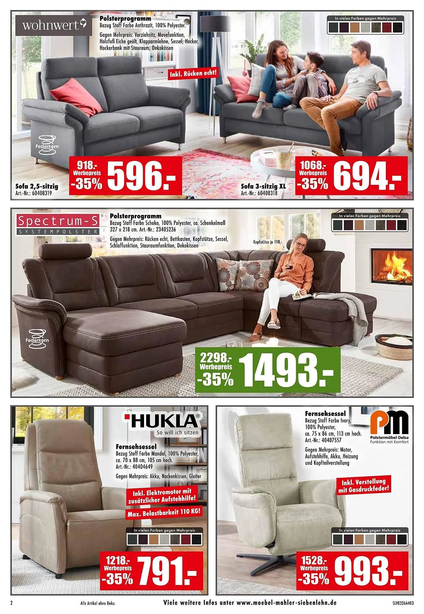 Möbel Mahler Katalog von 4. März bis 7. April 2026 - Prospekt seite 2