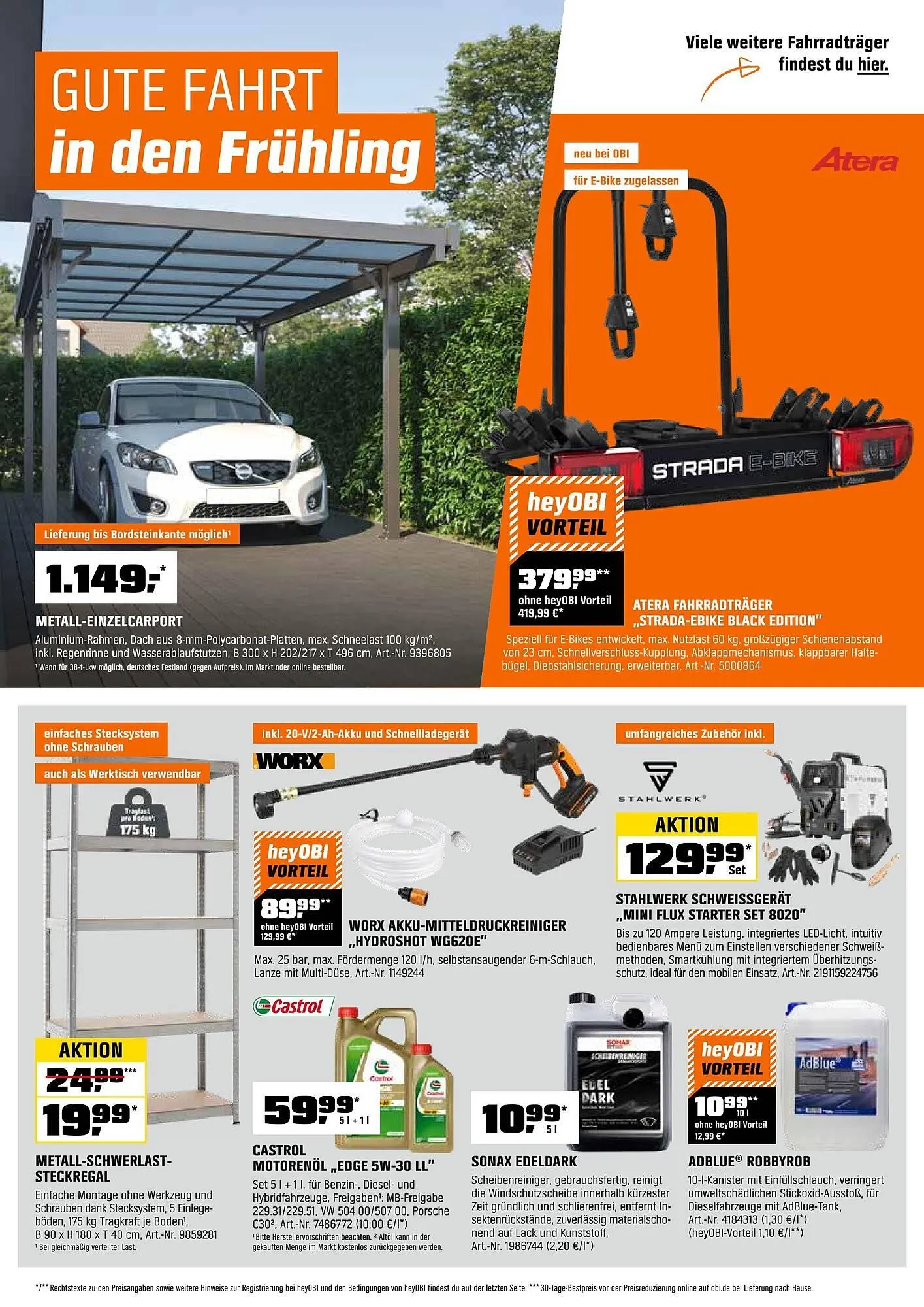 OBI Prospekt von 1. März bis 31. März 2026 - Prospekt seite 16