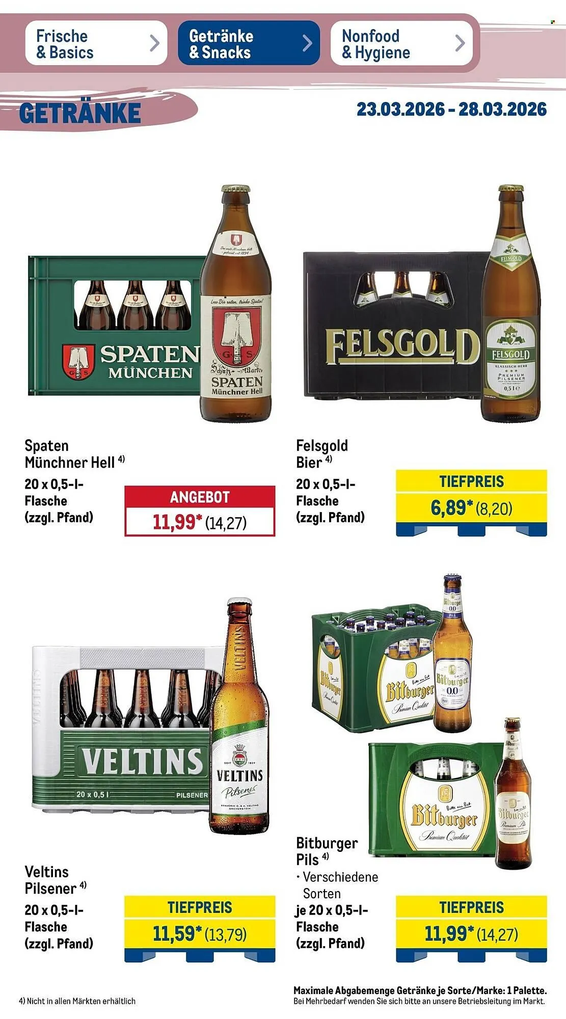 METRO Prospekt von 23. März bis 28. März 2026 - Prospekt seite 34