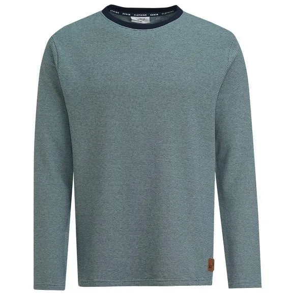 Herren Langarmshirt mit Streifen