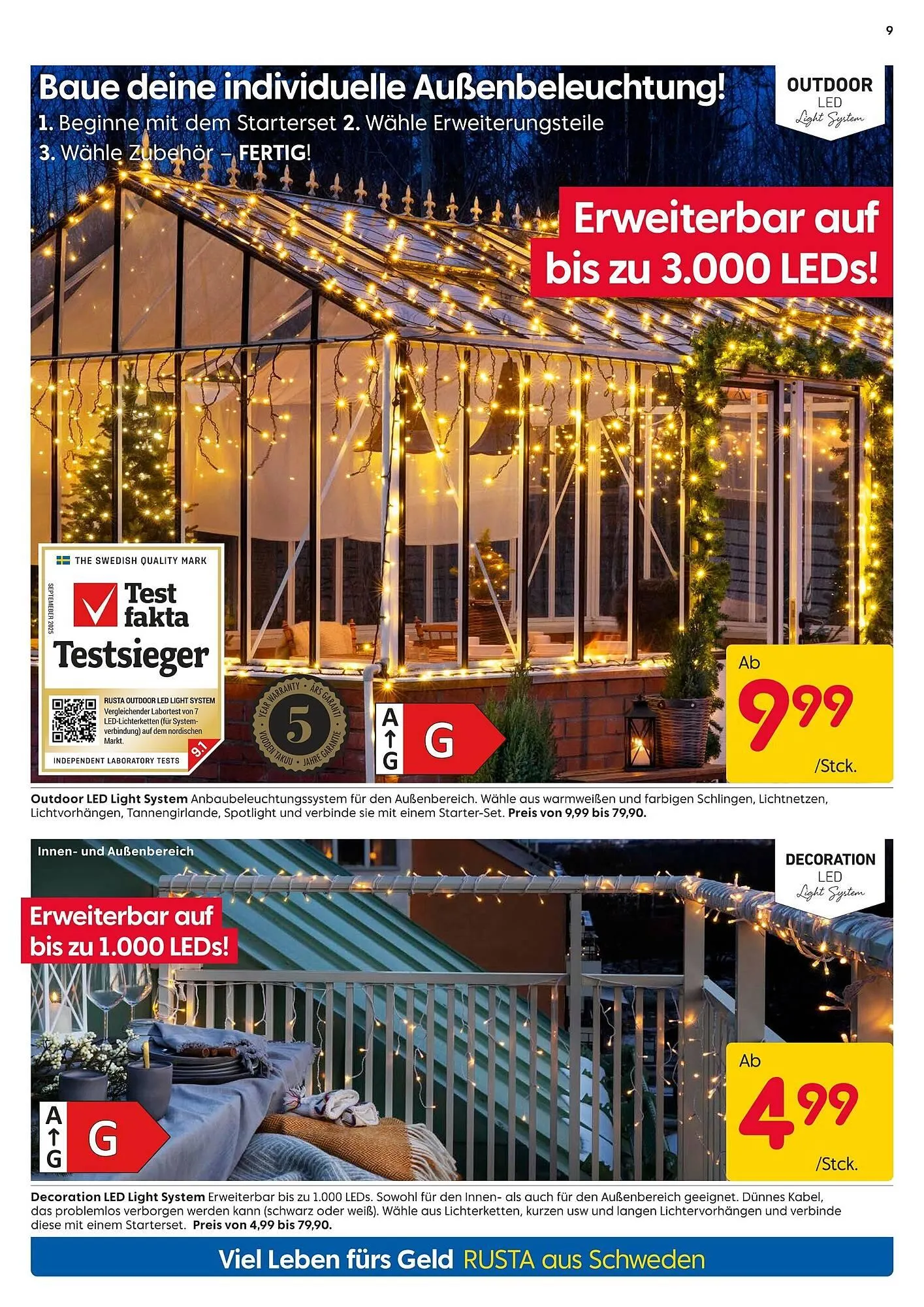 Rusta Prospekt von 4. Oktober bis 11. Oktober 2025 - Prospekt seite 9