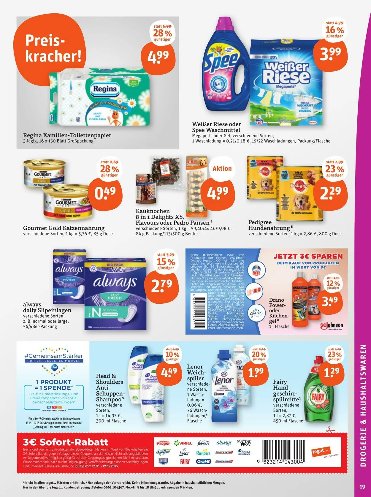 Tegut Aktueller Prospekt von 5. Mai bis 11. Mai 2025 - Prospekt seite 21