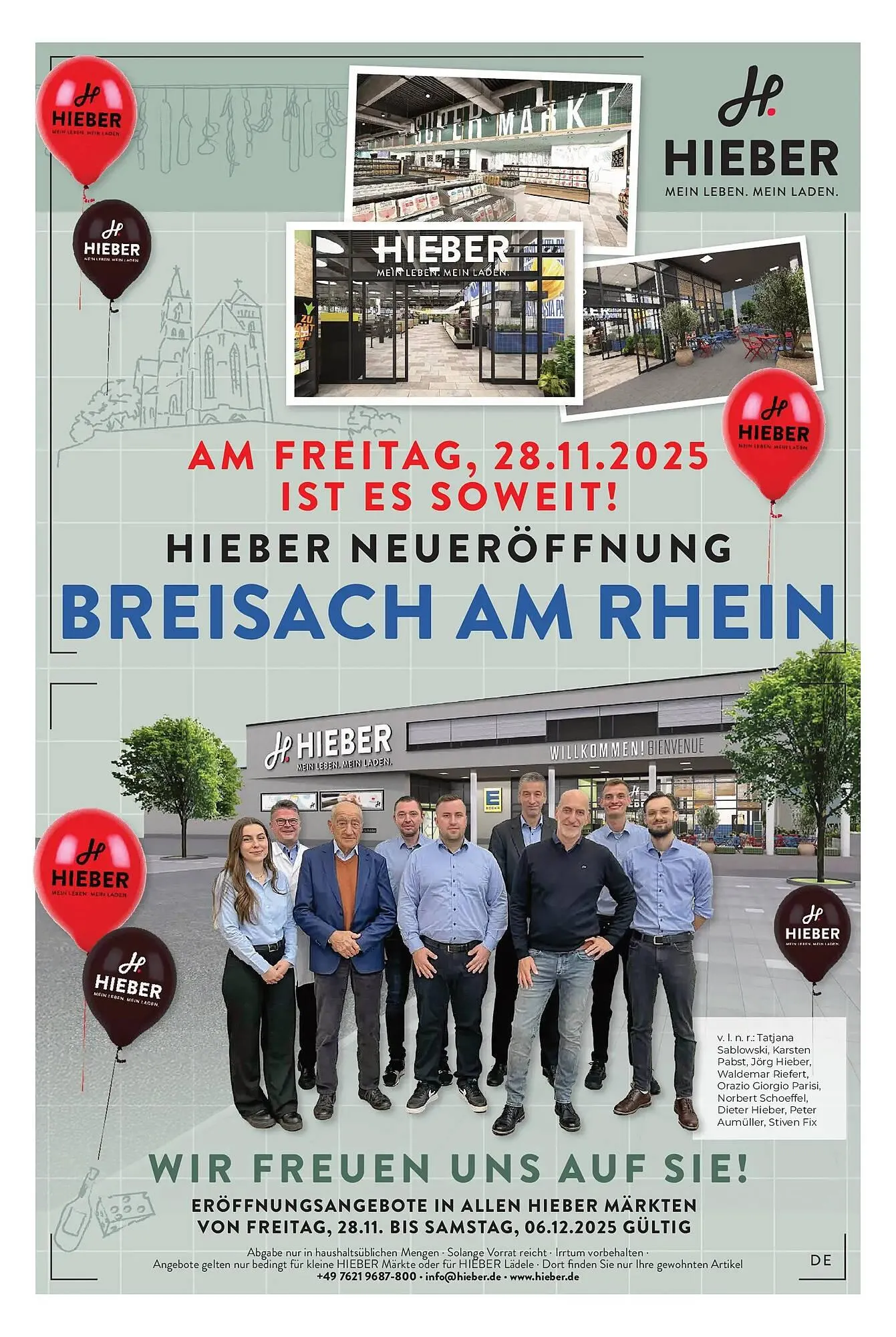 Hieber's Frische Center Prospekt von 30. November bis 6. Dezember 2025 - Prospekt seite 1