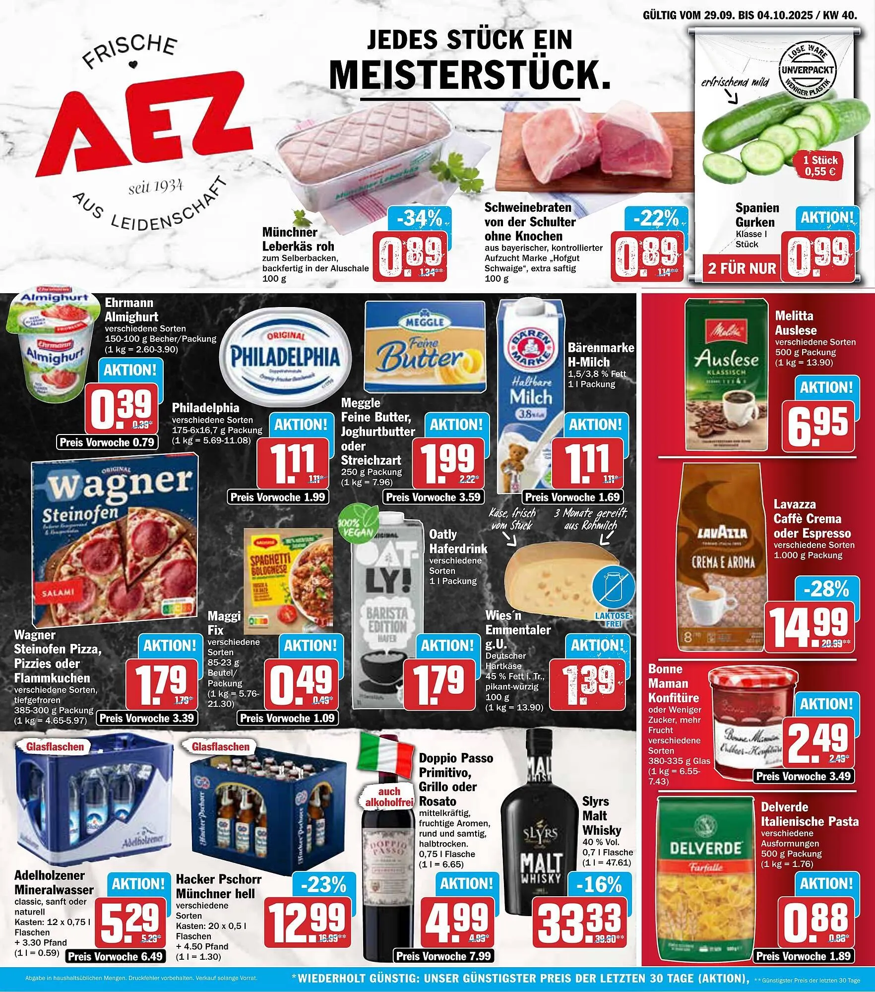 AEZ Prospekt von 29. September bis 4. Oktober 2025 - Prospekt seite 1