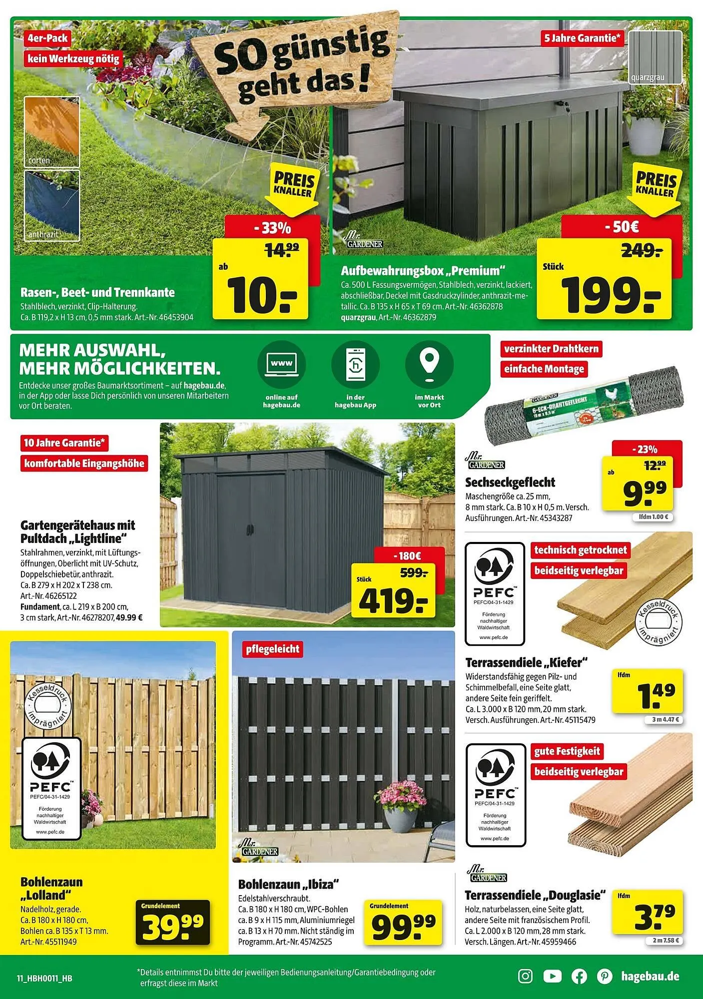 Hagebau Prospekt von 8. März bis 15. März 2025 - Prospekt seite 11