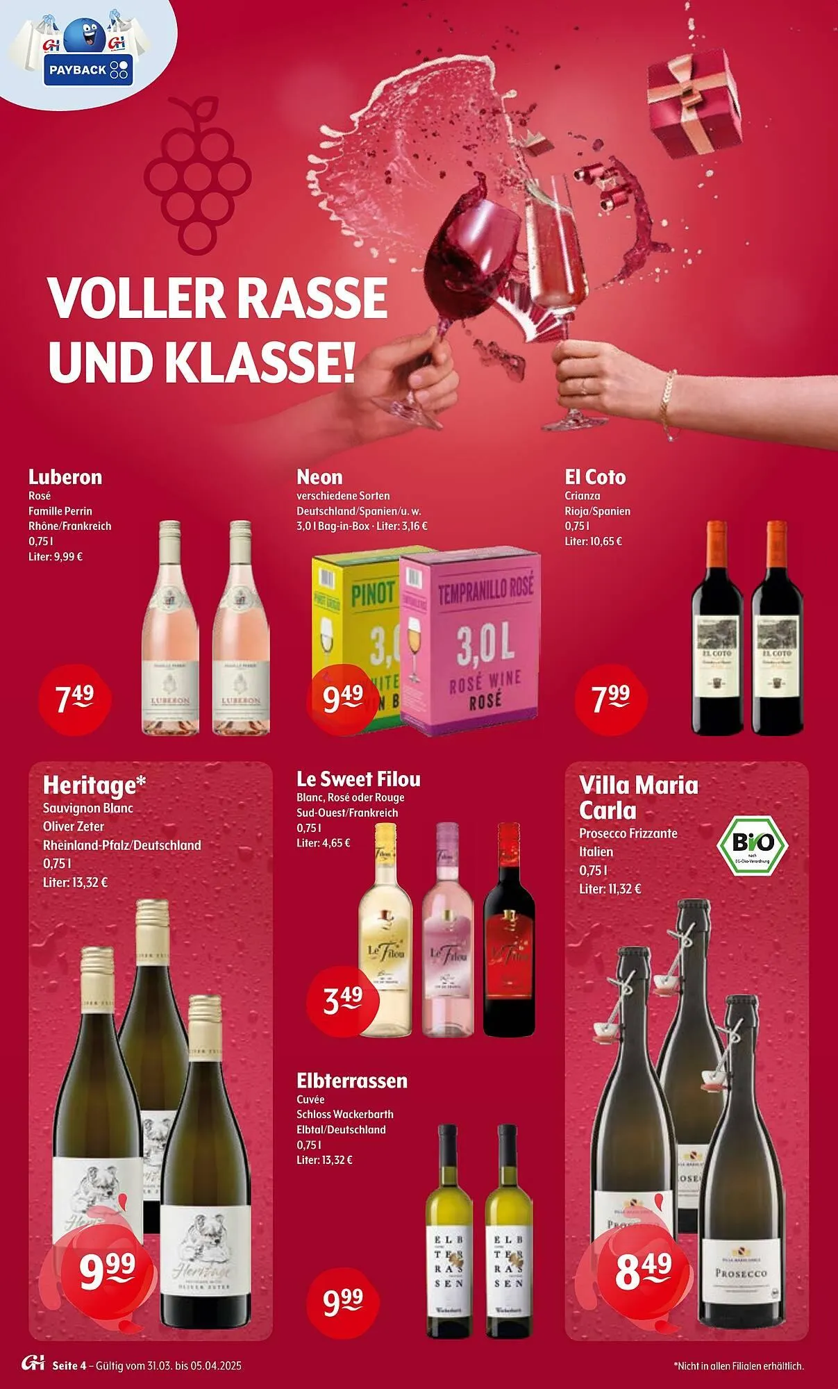 Getränke Hoffmann Prospekt von 31. März bis 5. April 2025 - Prospekt seite 4