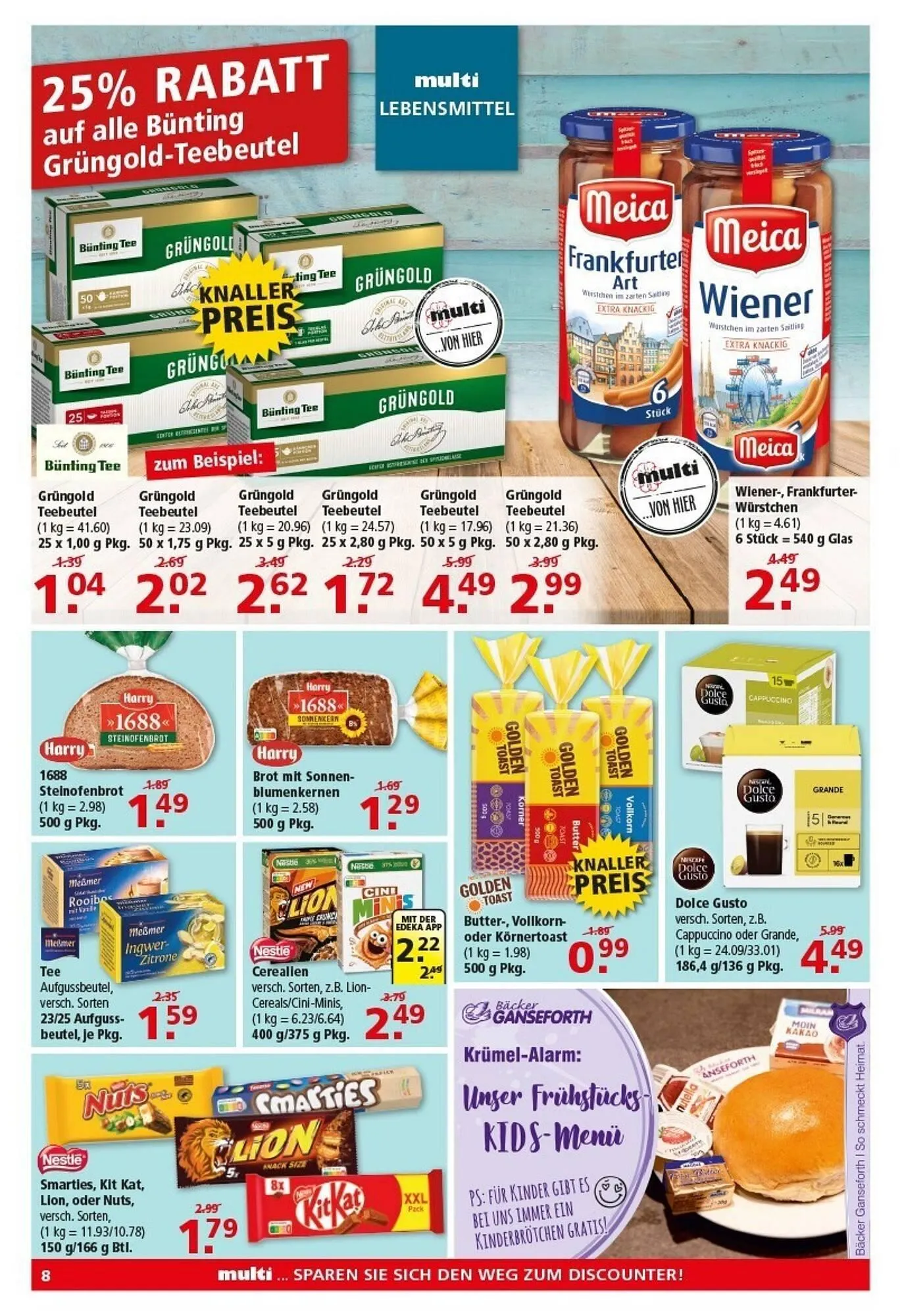 Multi Markt Prospekt von 16. März bis 21. März 2026 - Prospekt seite 8