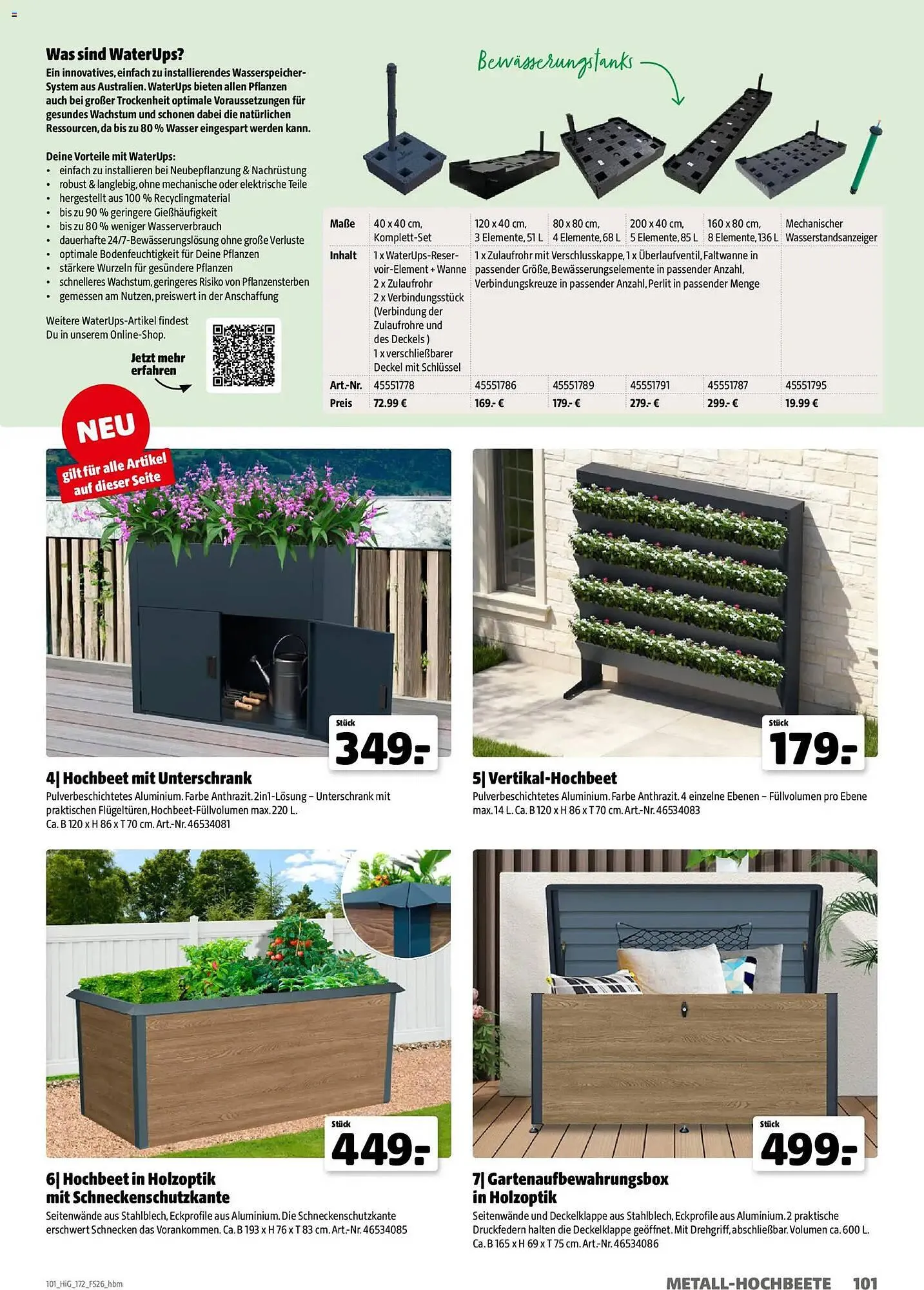 Hagebau Prospekt von 2. März bis 31. Dezember 2026 - Prospekt seite 101