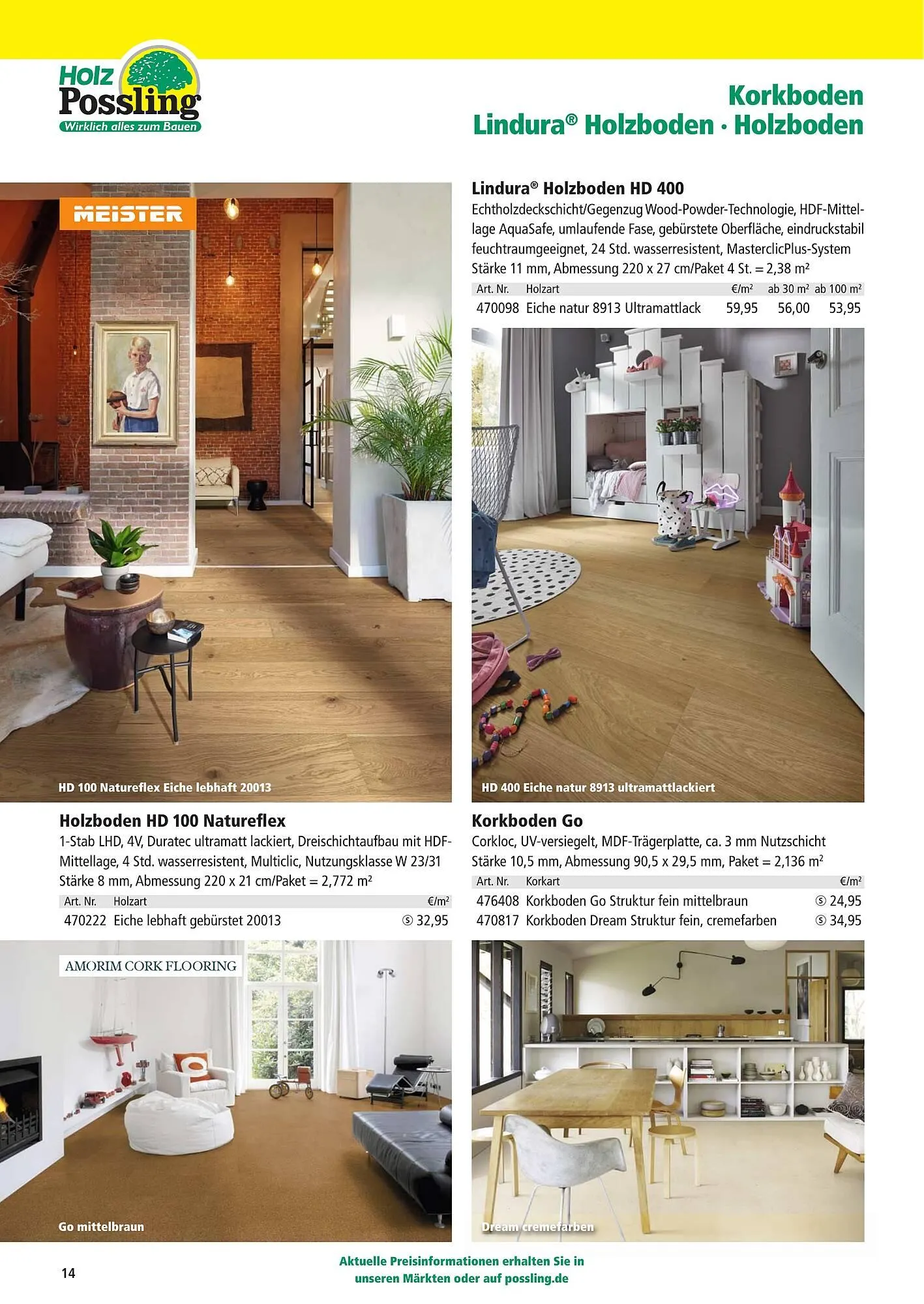 Holz Possling Prospekt von 1. April bis 31. Juli 2026 - Prospekt seite 14