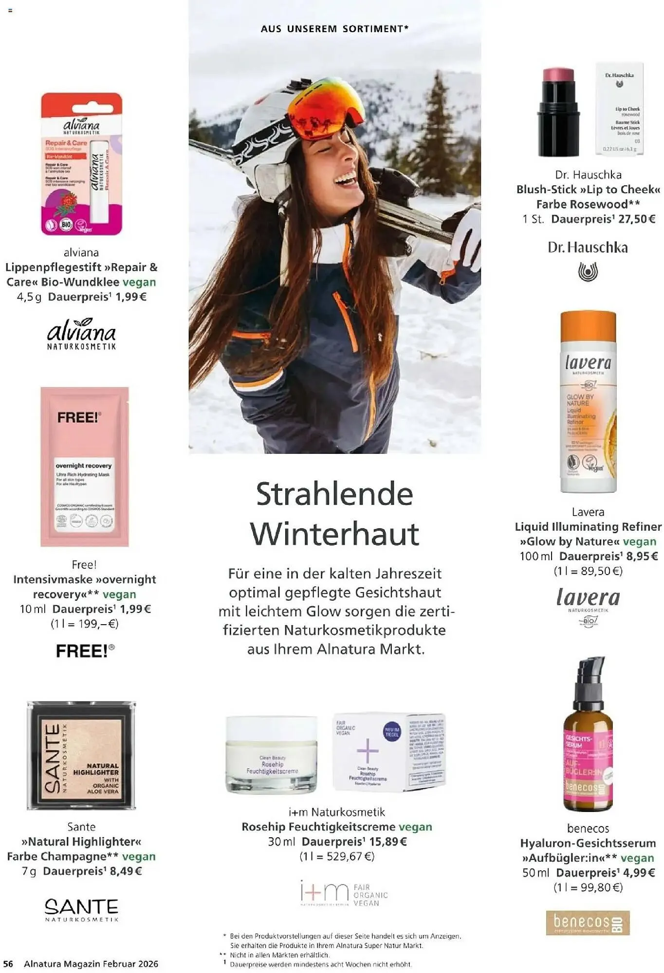 Alnatura Prospekt von 1. Februar bis 28. Februar 2026 - Prospekt seite 56