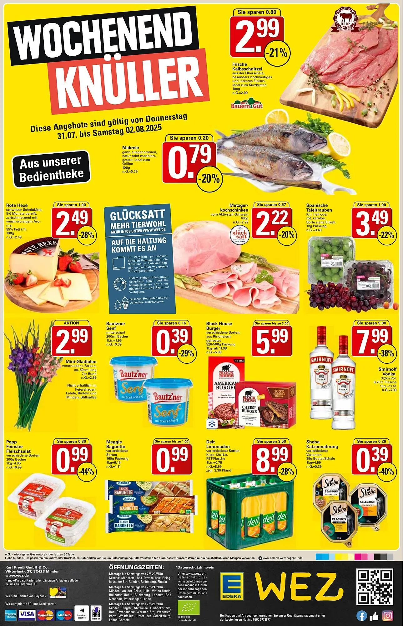 WEZ Prospekt von 28. Juli bis 2. August 2025 - Prospekt seite 16