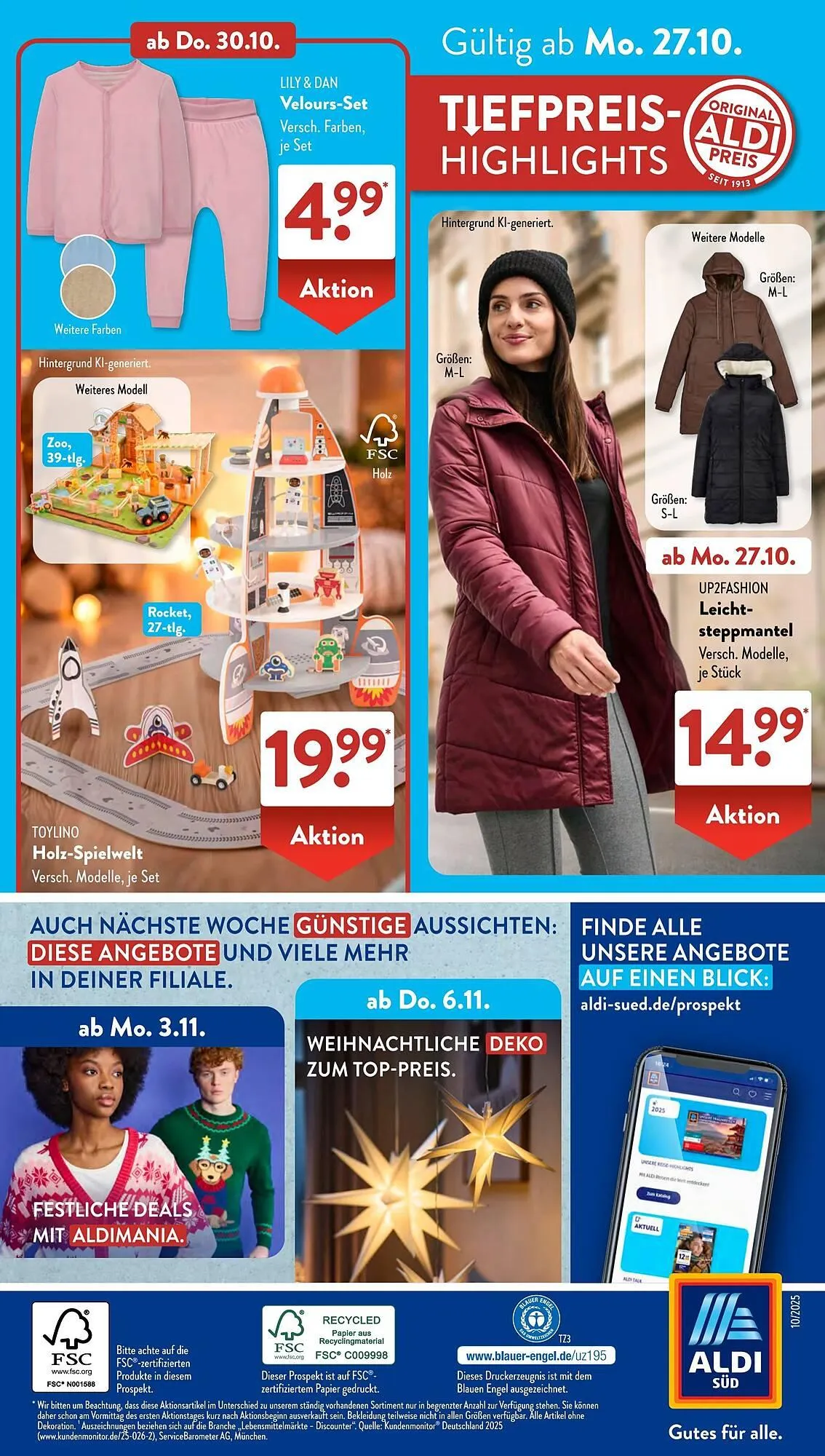 Aldi Süd Prospekt von 27. Oktober bis 2. November 2025 - Prospekt seite 18