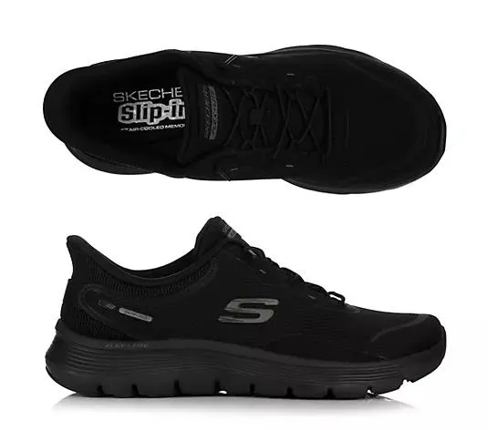 SKECHERS Damen-Slipper Flex Appeal Mesh Hands Free Slip-Ins®