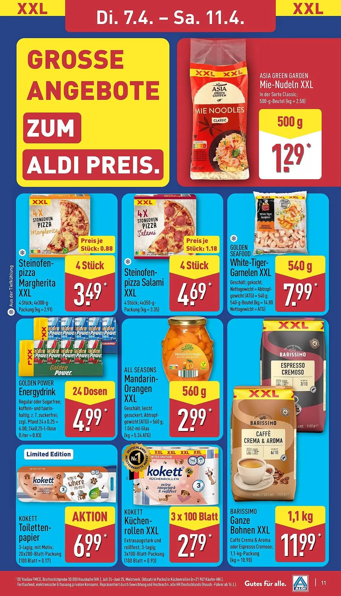 Aldi Nord Prospekt von 7. April bis 11. April 2026 - Prospekt seite 11