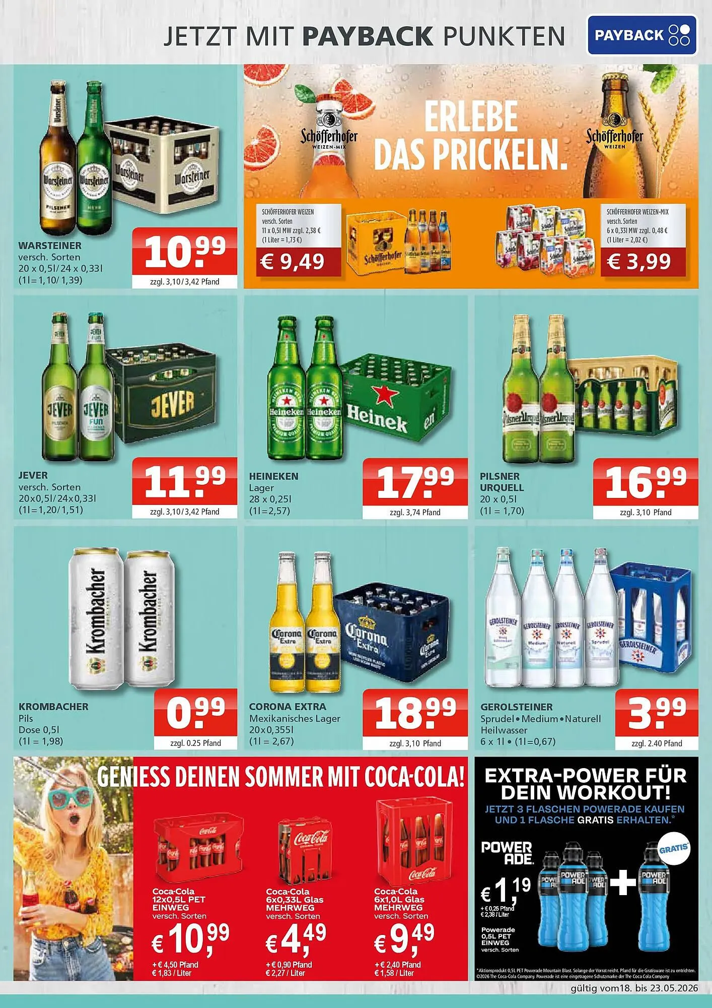 Getränke Oase Prospekt von 17. Mai bis 23. Mai 2026 - Prospekt seite 3