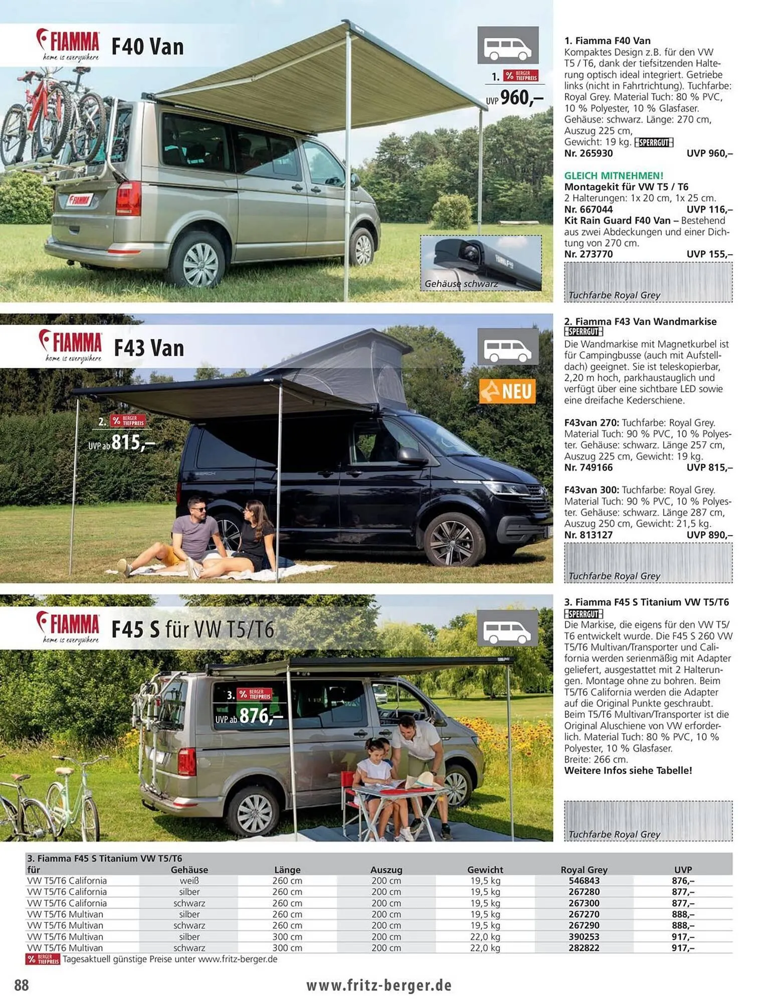 Fritz Berger Prospekt von 27. Mai bis 31. Dezember 2025 - Prospekt seite 88