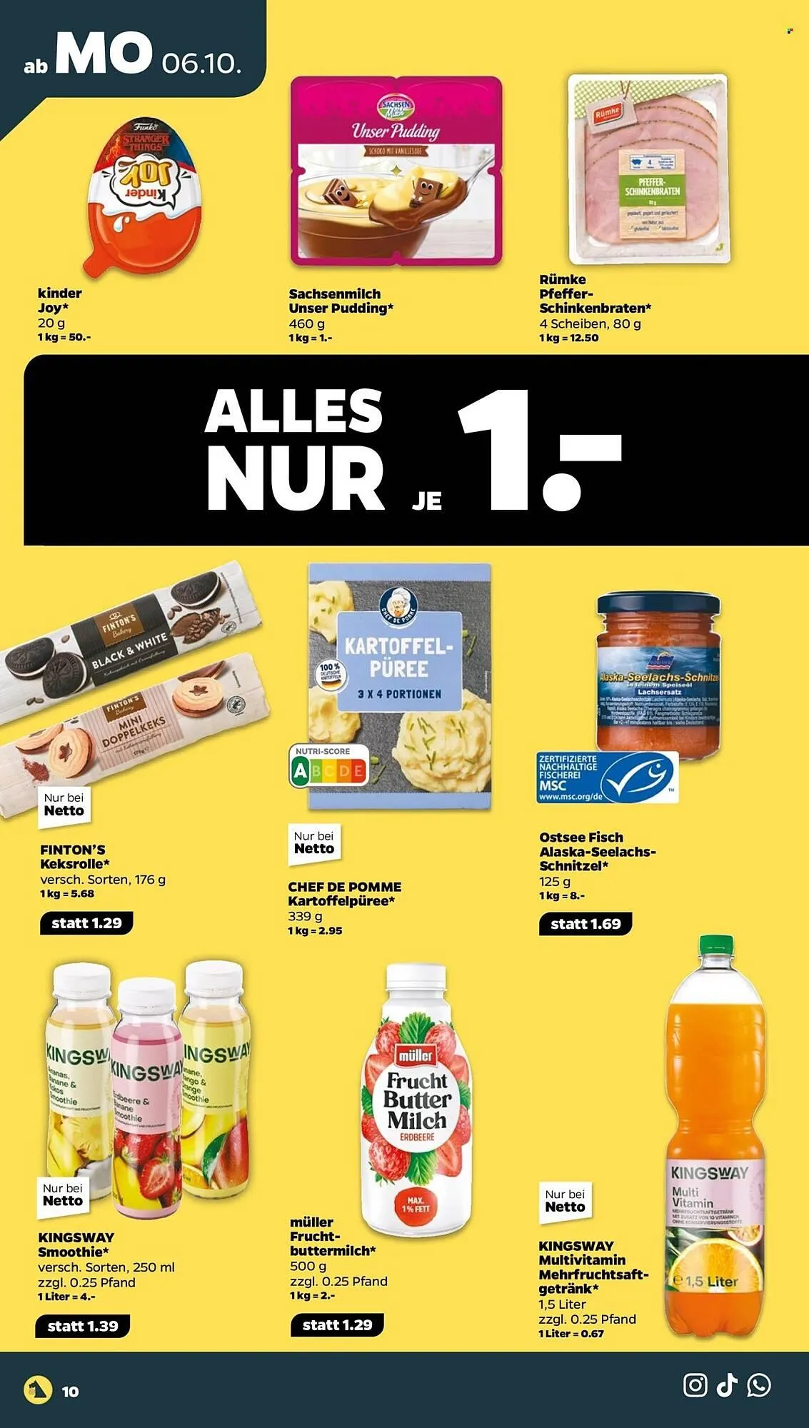 NETTO Prospekt von 6. Oktober bis 11. Oktober 2025 - Prospekt seite 10