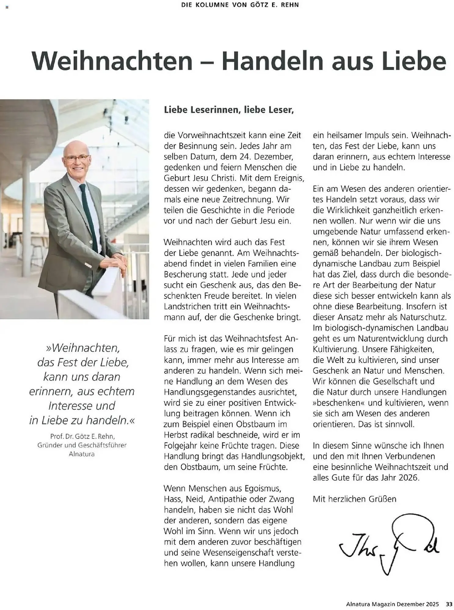 Alnatura Prospekt von 1. Dezember bis 31. Dezember 2025 - Prospekt seite 33