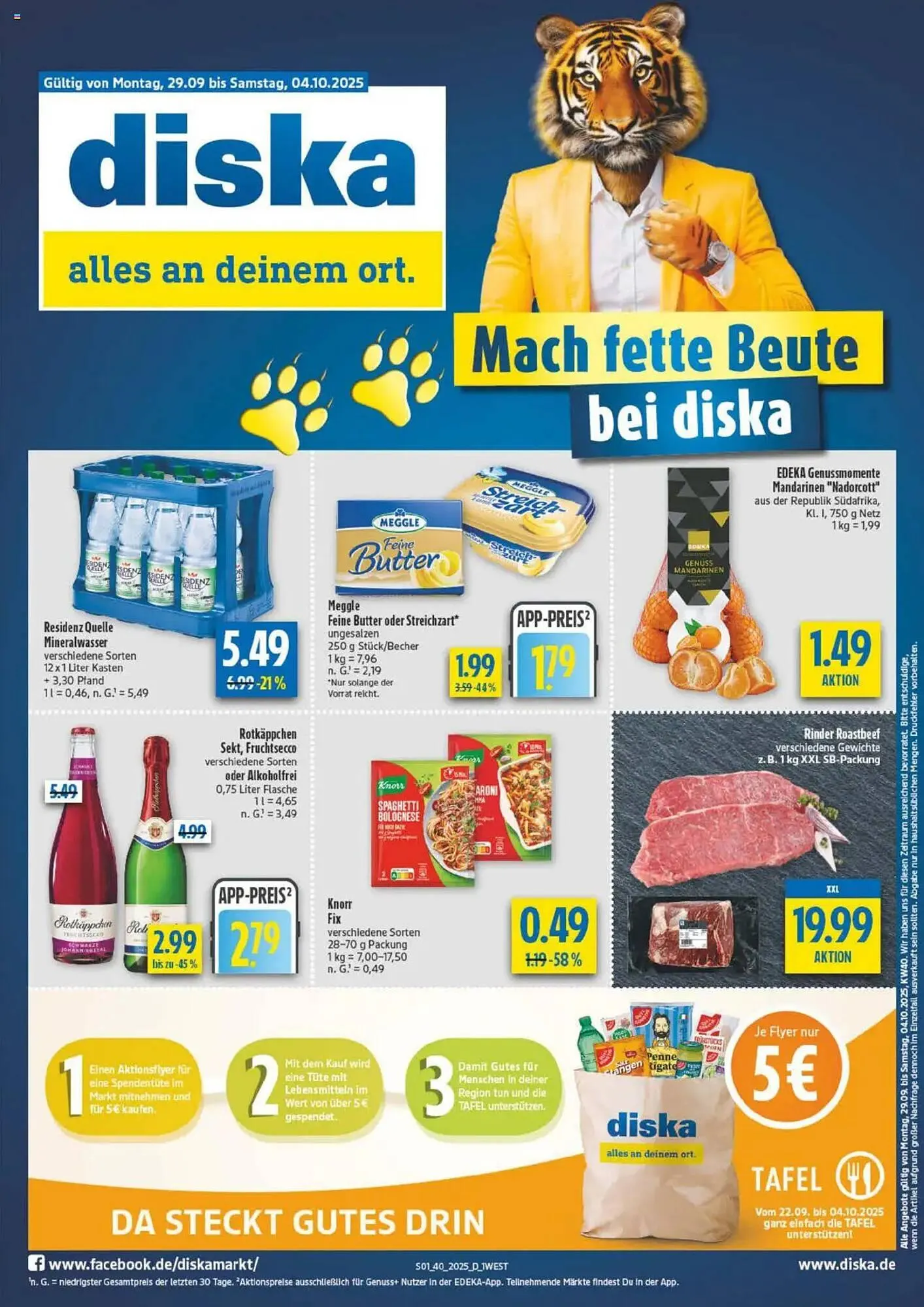 Diska Prospekt von 29. September bis 4. Oktober 2025 - Prospekt seite 1