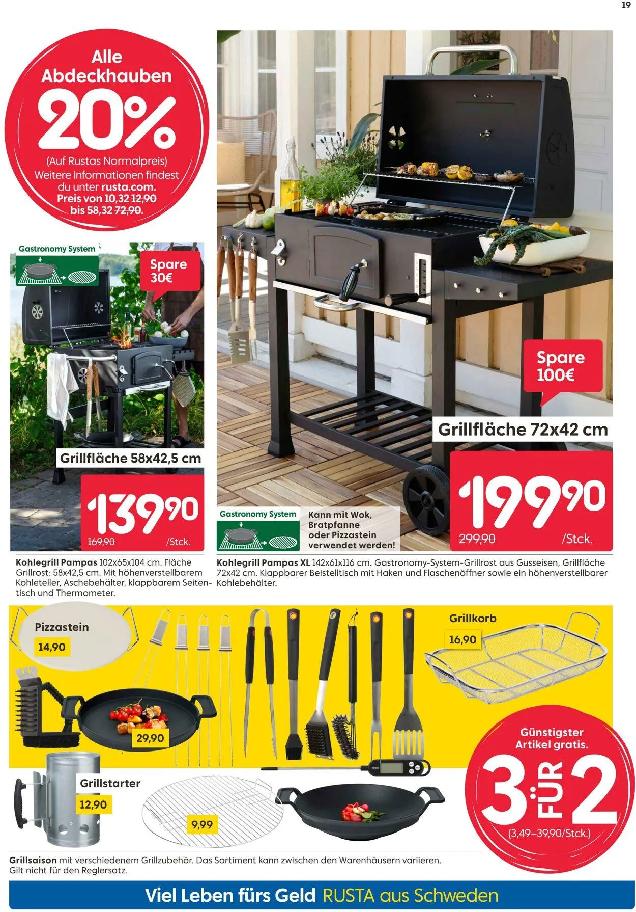 Rusta Aktueller Prospekt von 8. Mai bis 22. Mai 2025 - Prospekt seite 19