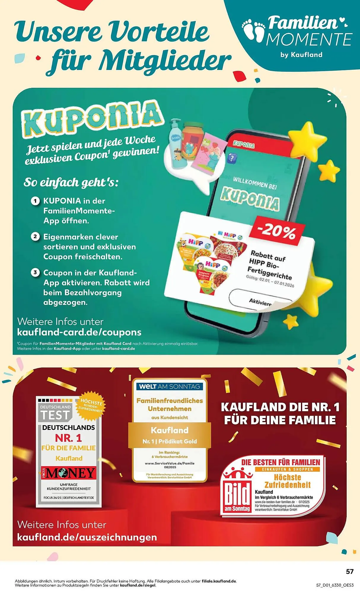 Kaufland Prospekt von 4. Januar bis 7. Januar 2026 - Prospekt seite 57