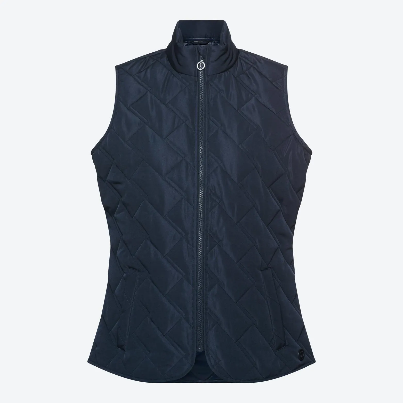 Damen-Steppweste mit Stehkragen